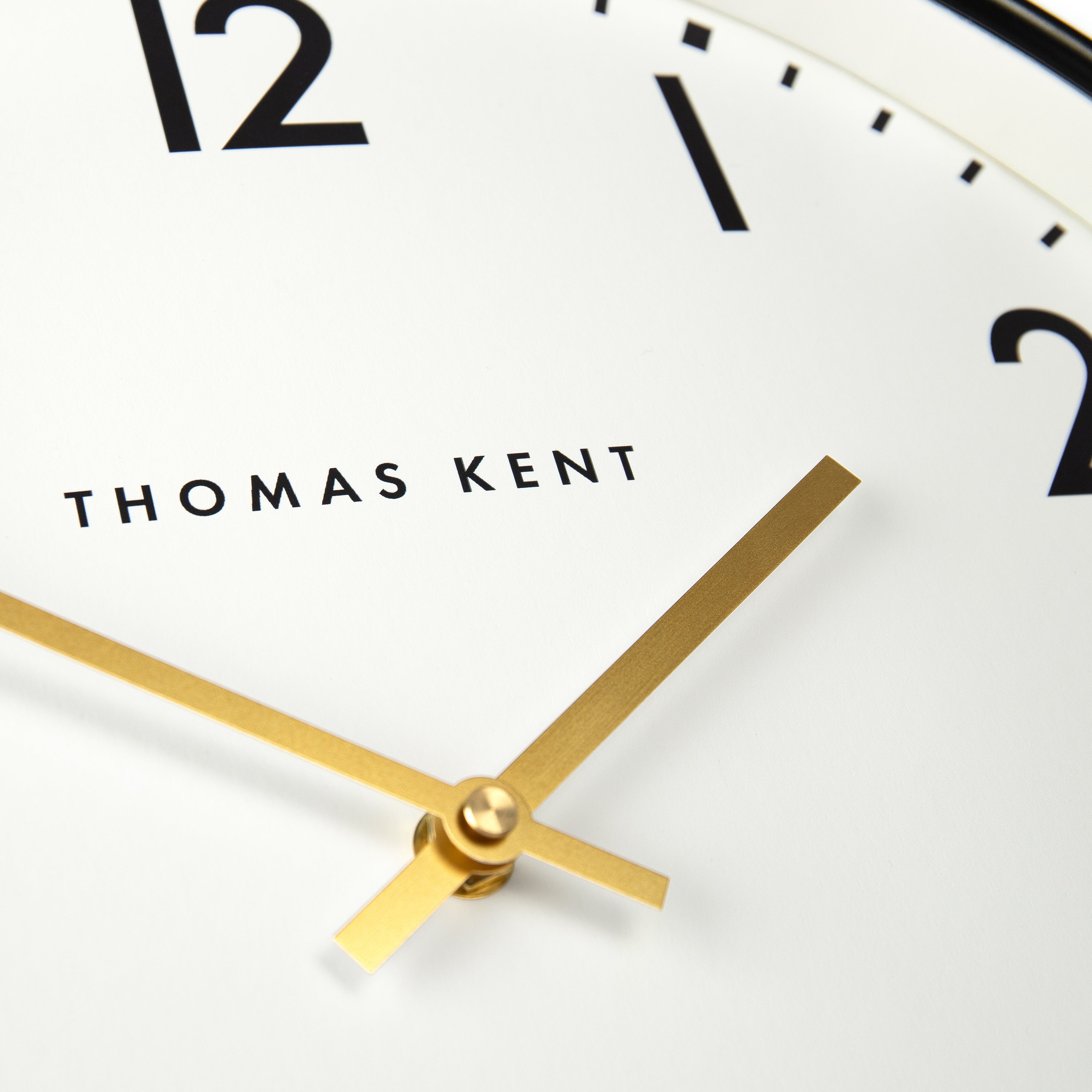 Juniper Wall Clock in Black - Black