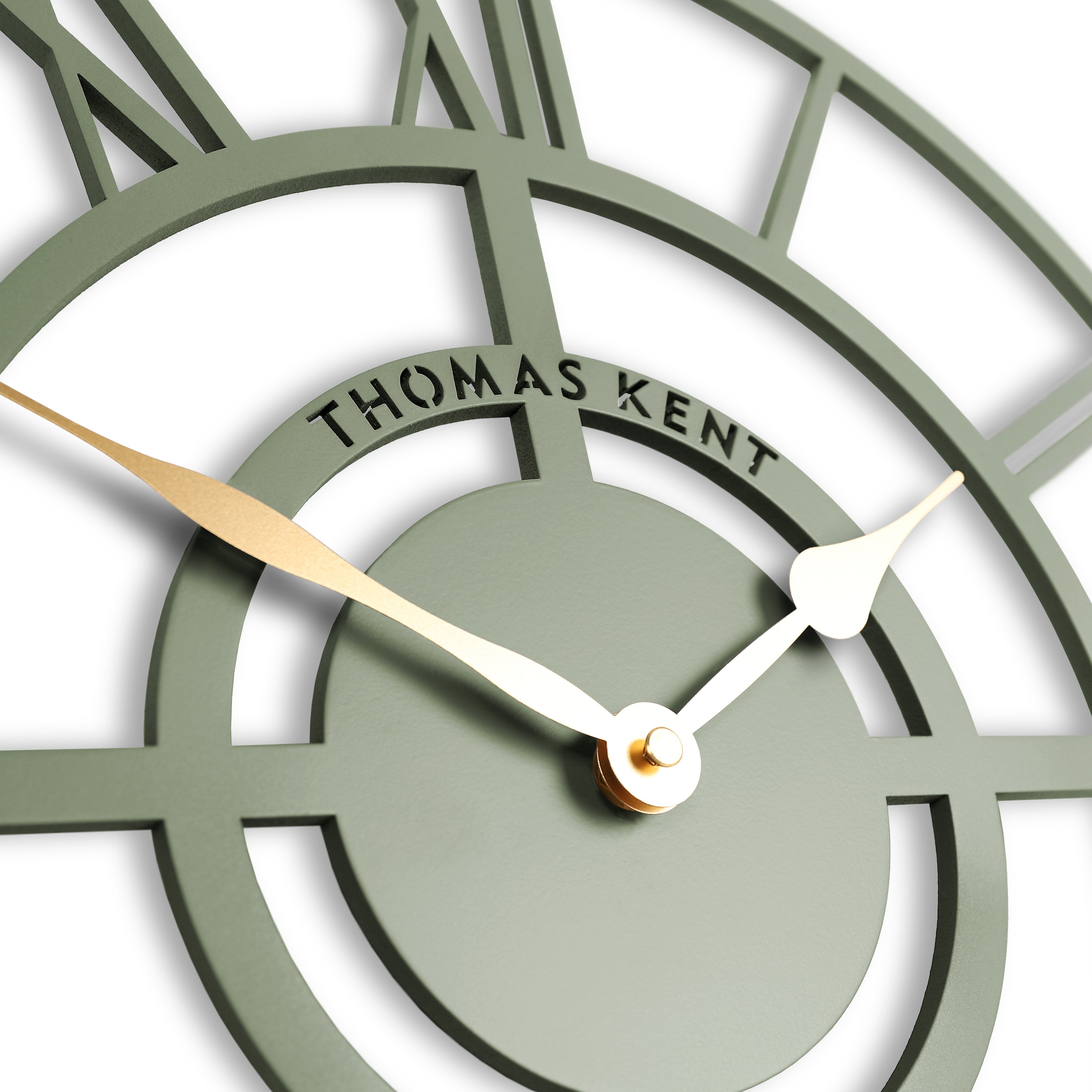 Bright Star Wall Clock in Olive - Olive