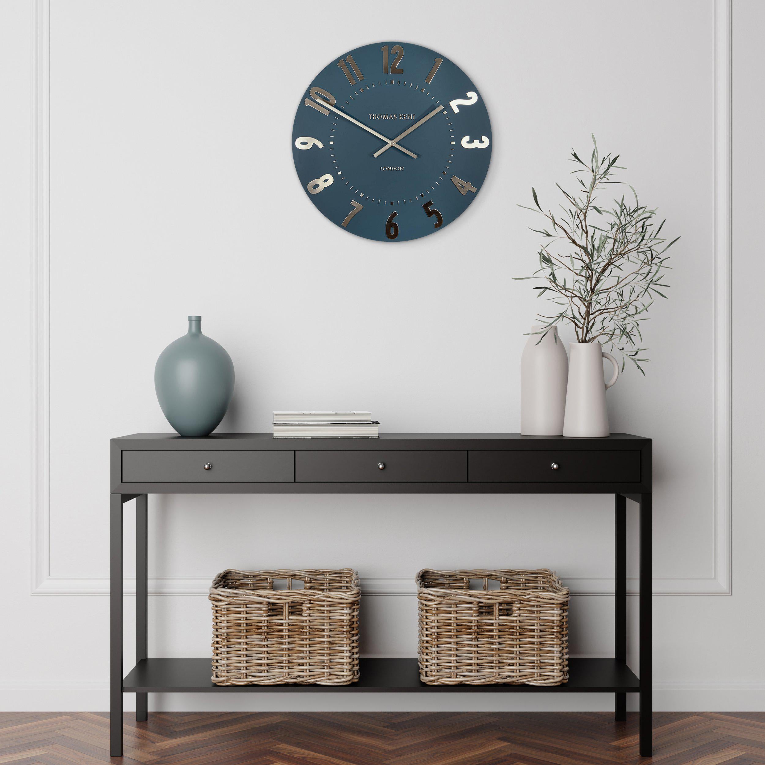 Mulberry Wall Clock in Midnight Blue - Midnight Blue