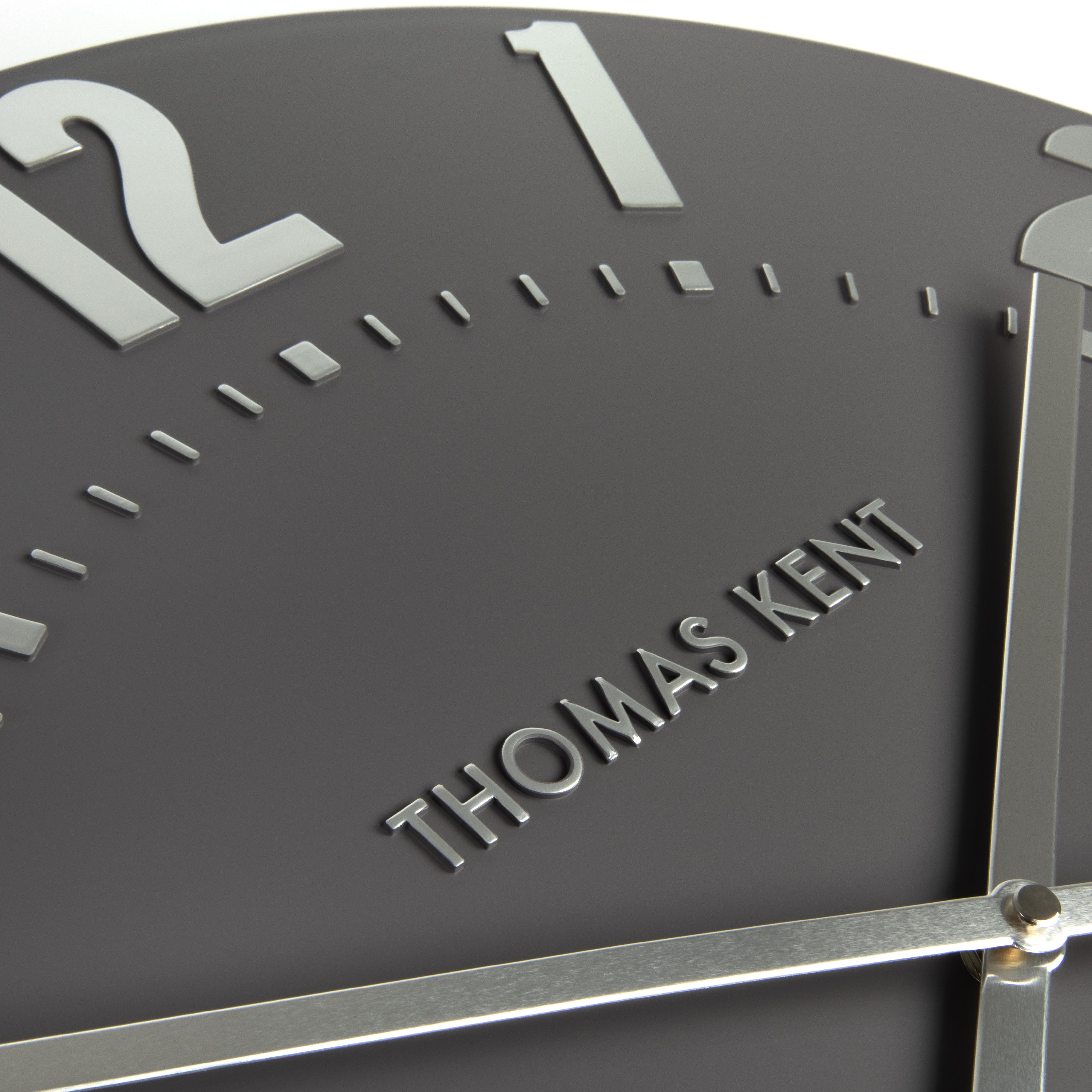 Mulberry Wall Clock in Graphite Silver - Graphite Silver