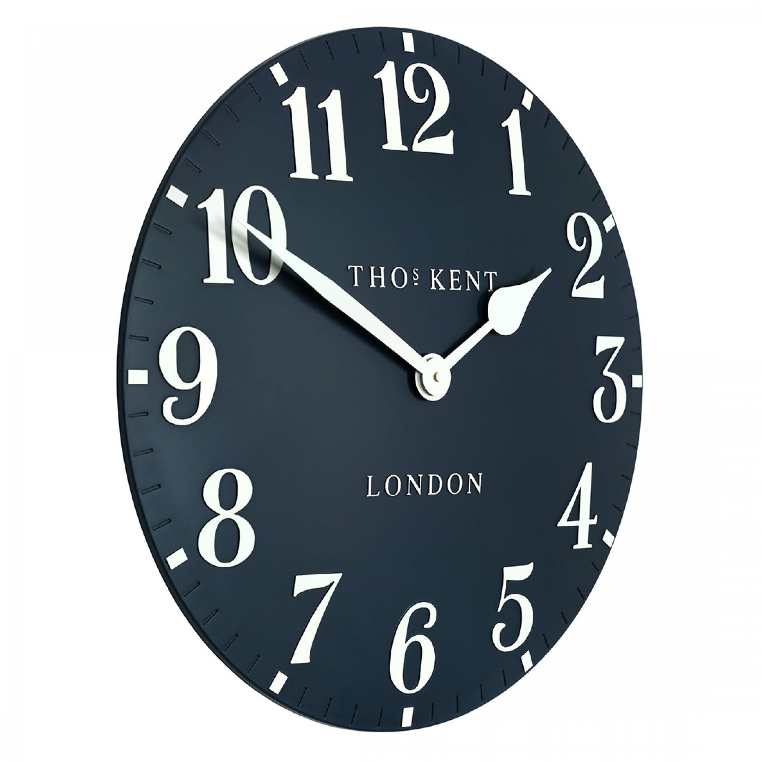Arabic Wall Clock in Ink Blue - Ink Blue