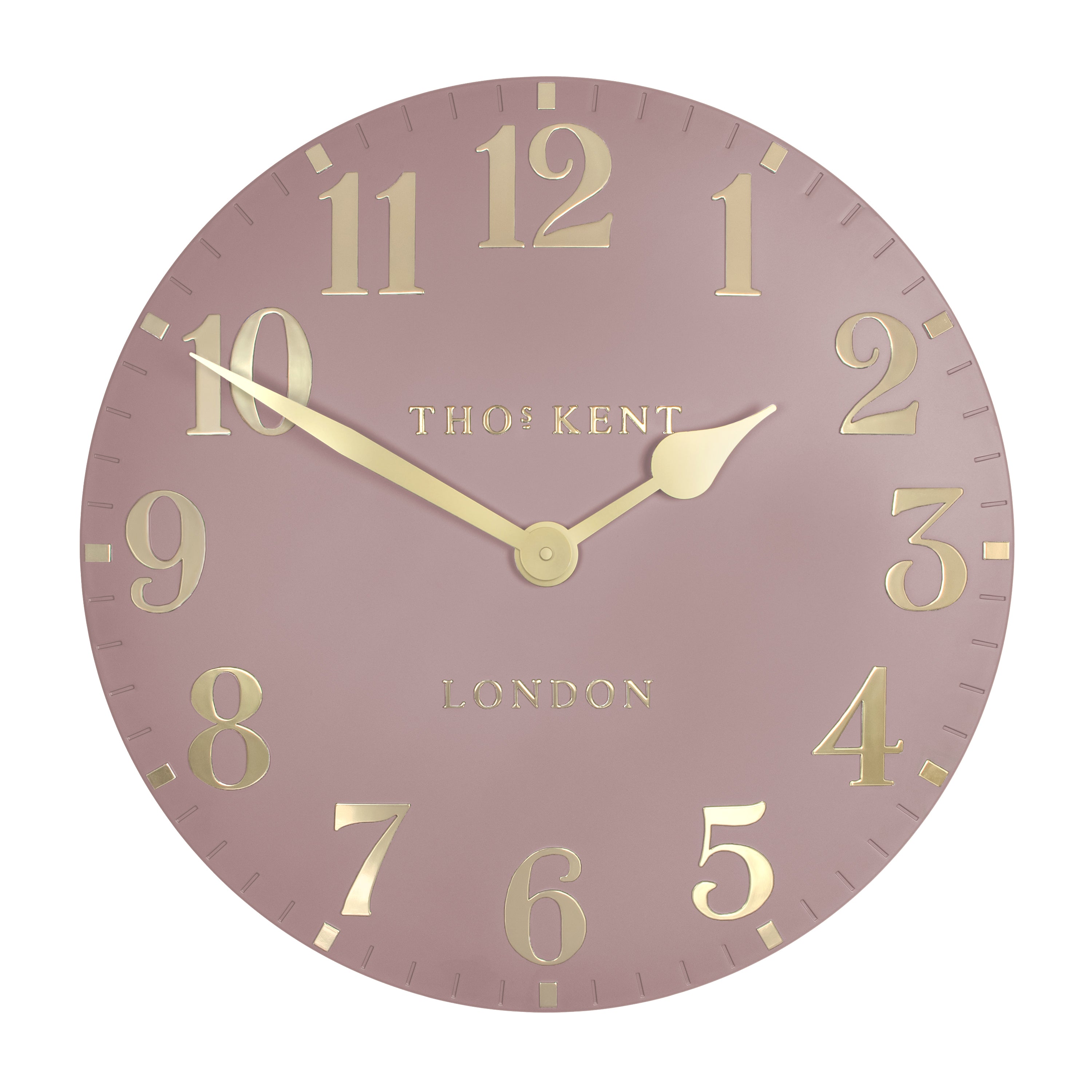 Arabic Wall Clock in Blush Pink - Blush Pink