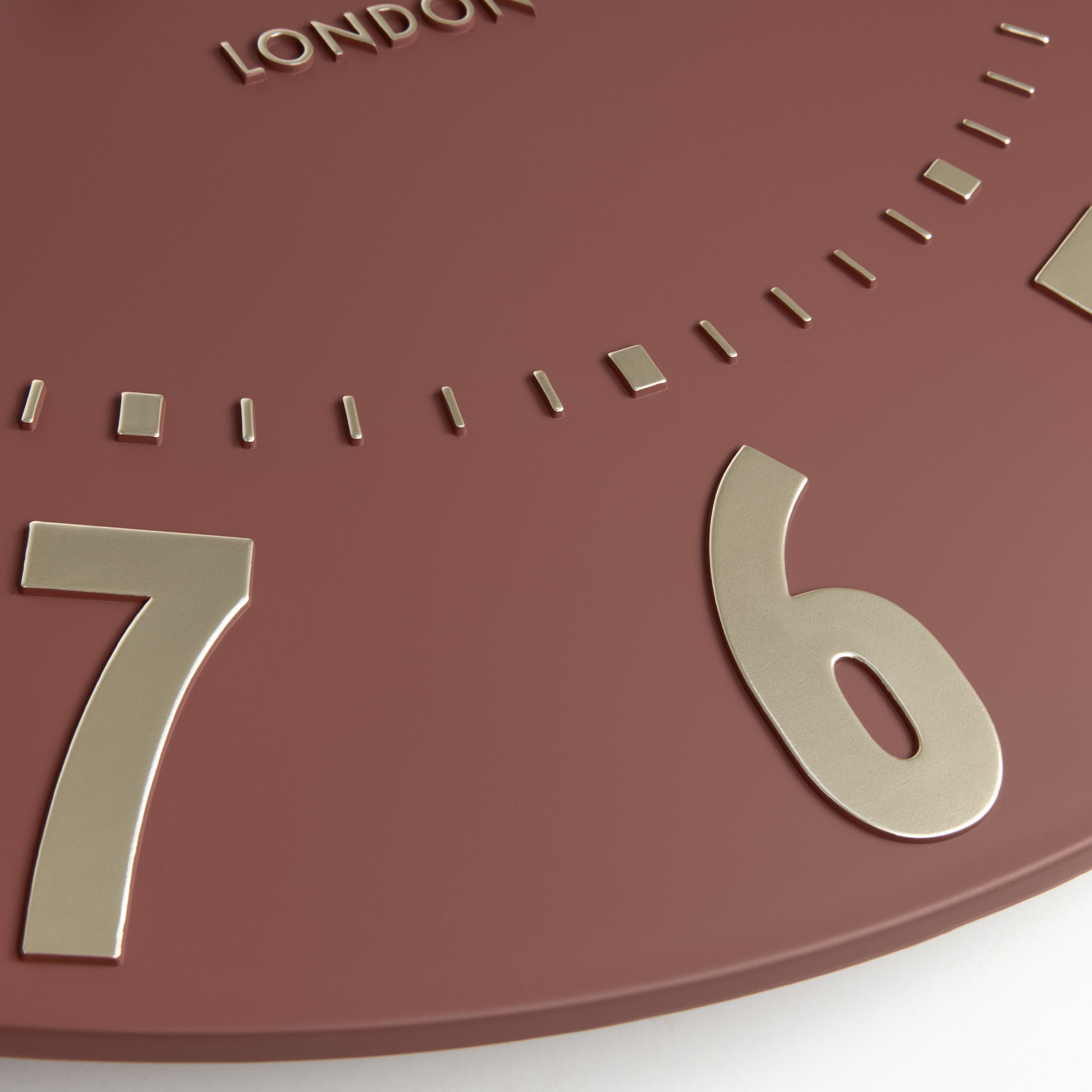 Mulberry Wall Clock in Auburn - Auburn