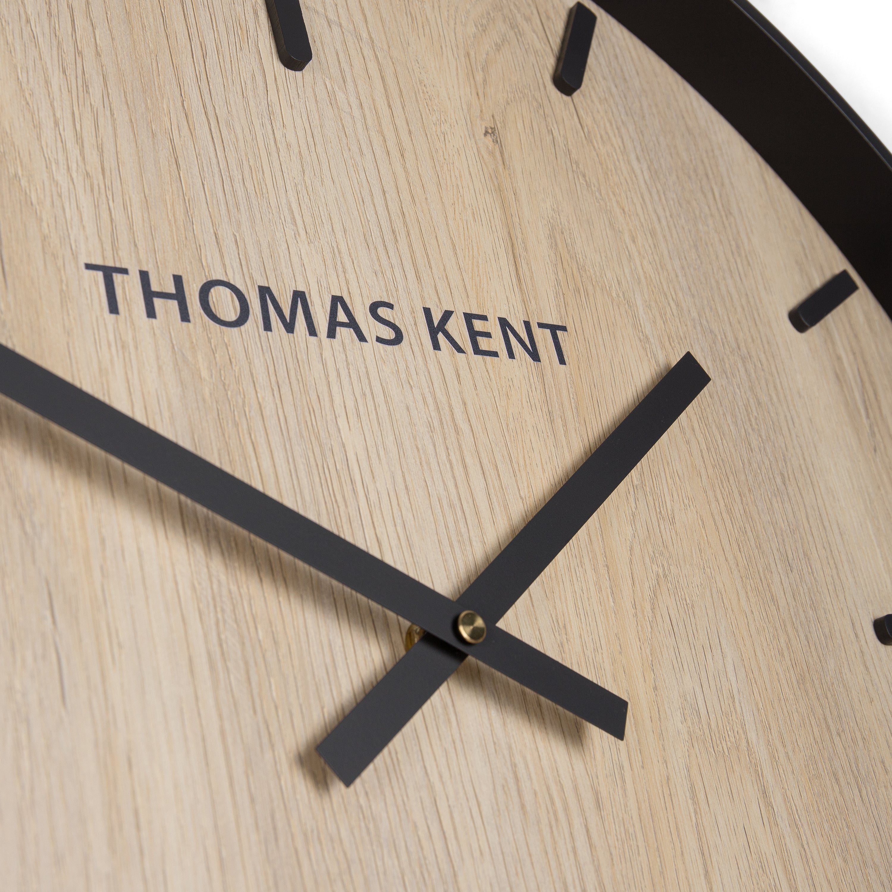 Woodstock Wall Clock in White Oak - White Oak