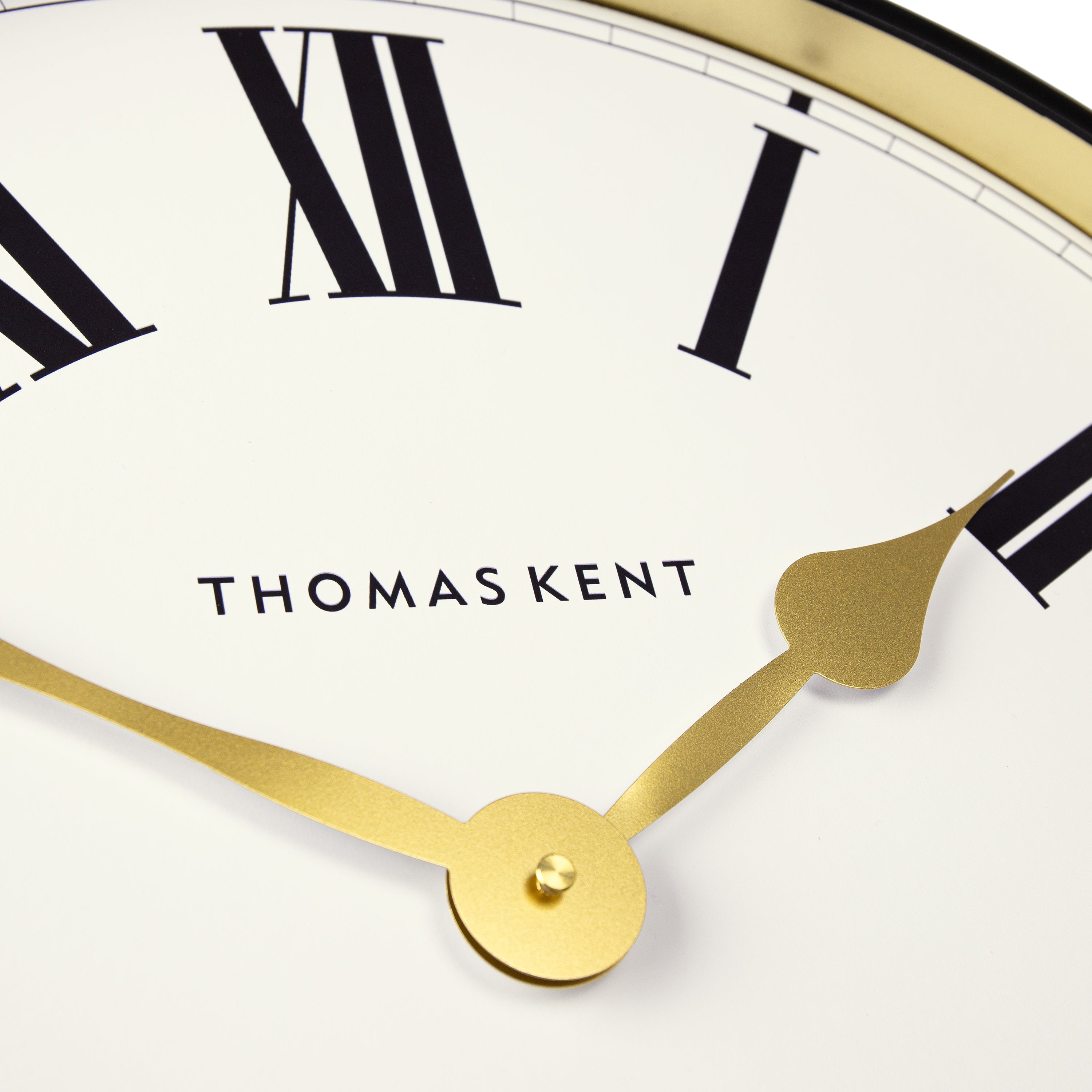 Atlas Wall Clock in Black - Black