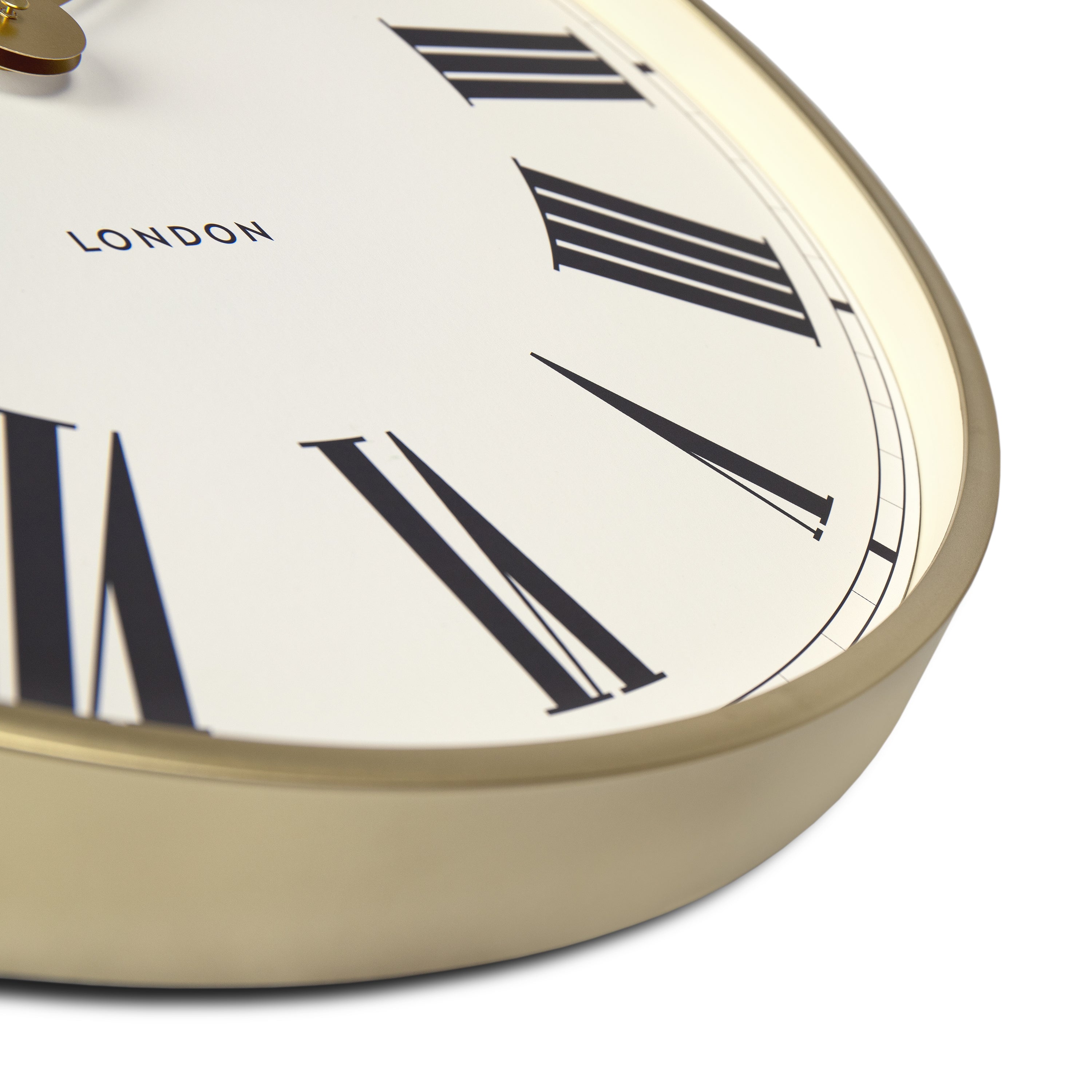 Atlas Wall Clock in Gold - Atlas Gold