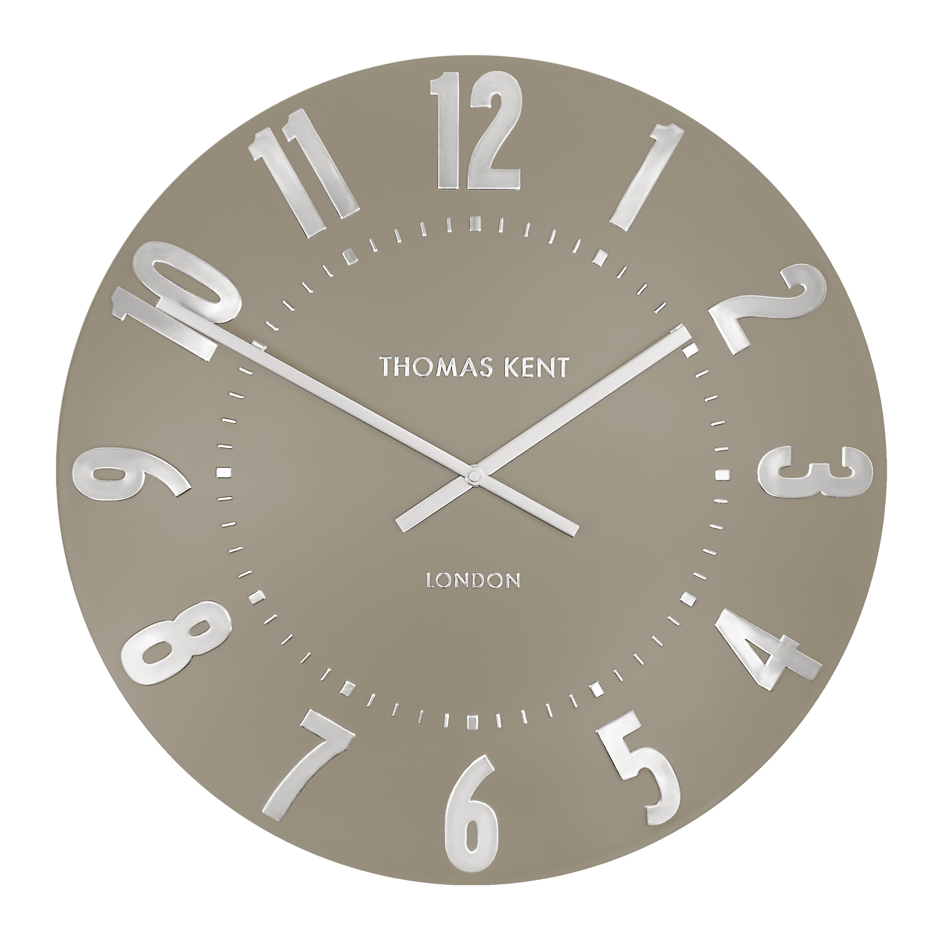 Mulberry Large Wall Clock in Mocha