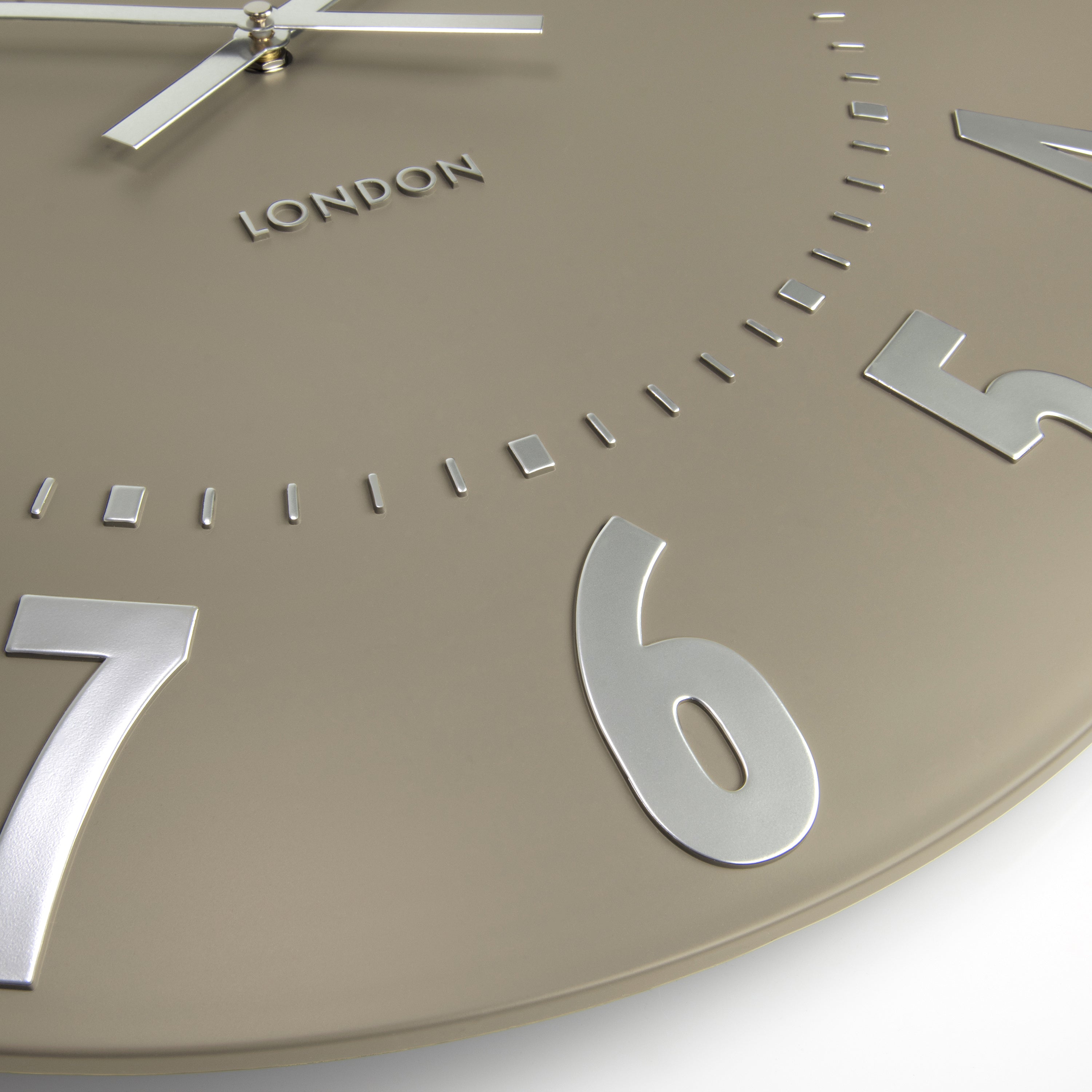 Mulberry Large Wall Clock in Mocha