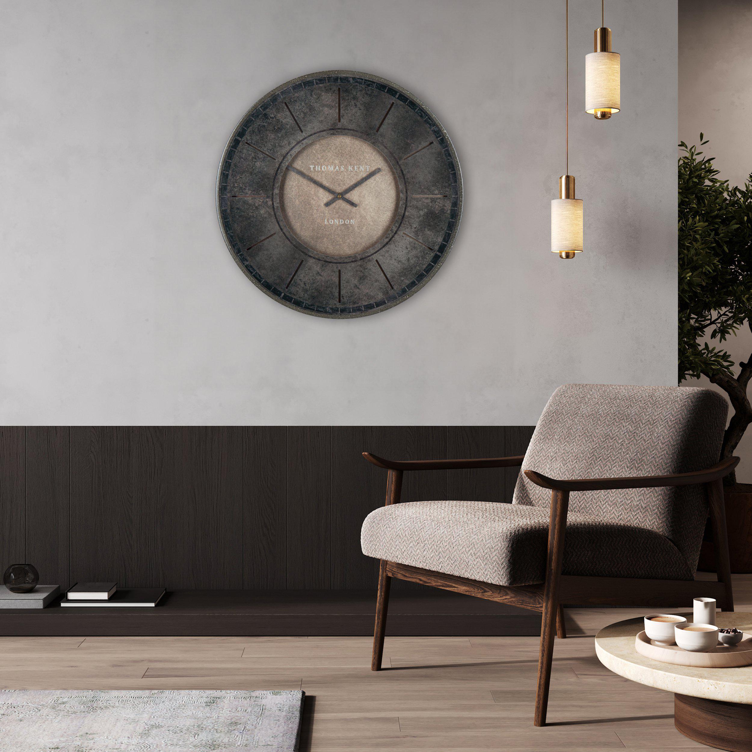 Florentine Wall Clock in Smoke - Florentine Smoke