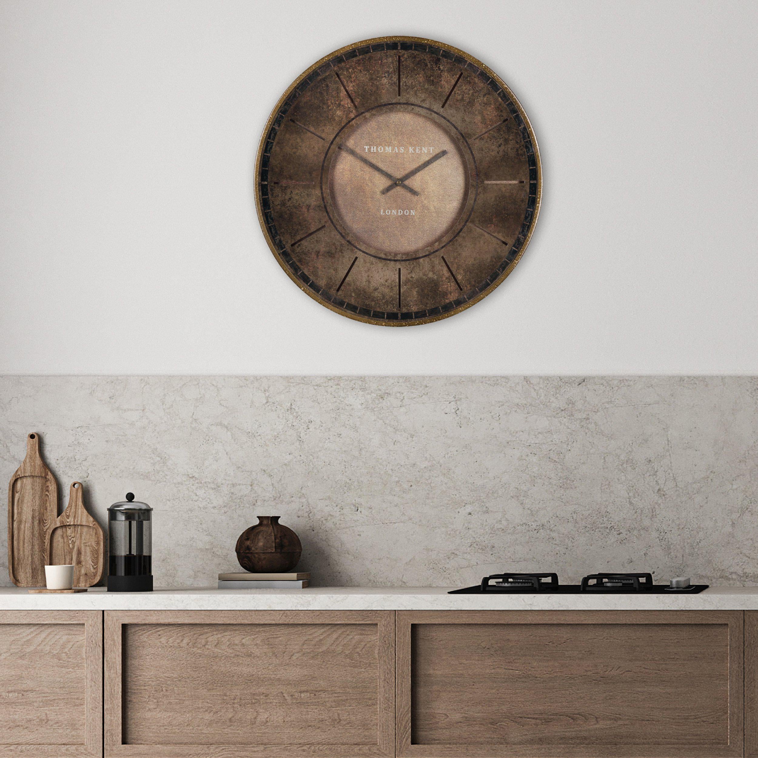 Florentine Wall Clock in Leather - Florentine Leather