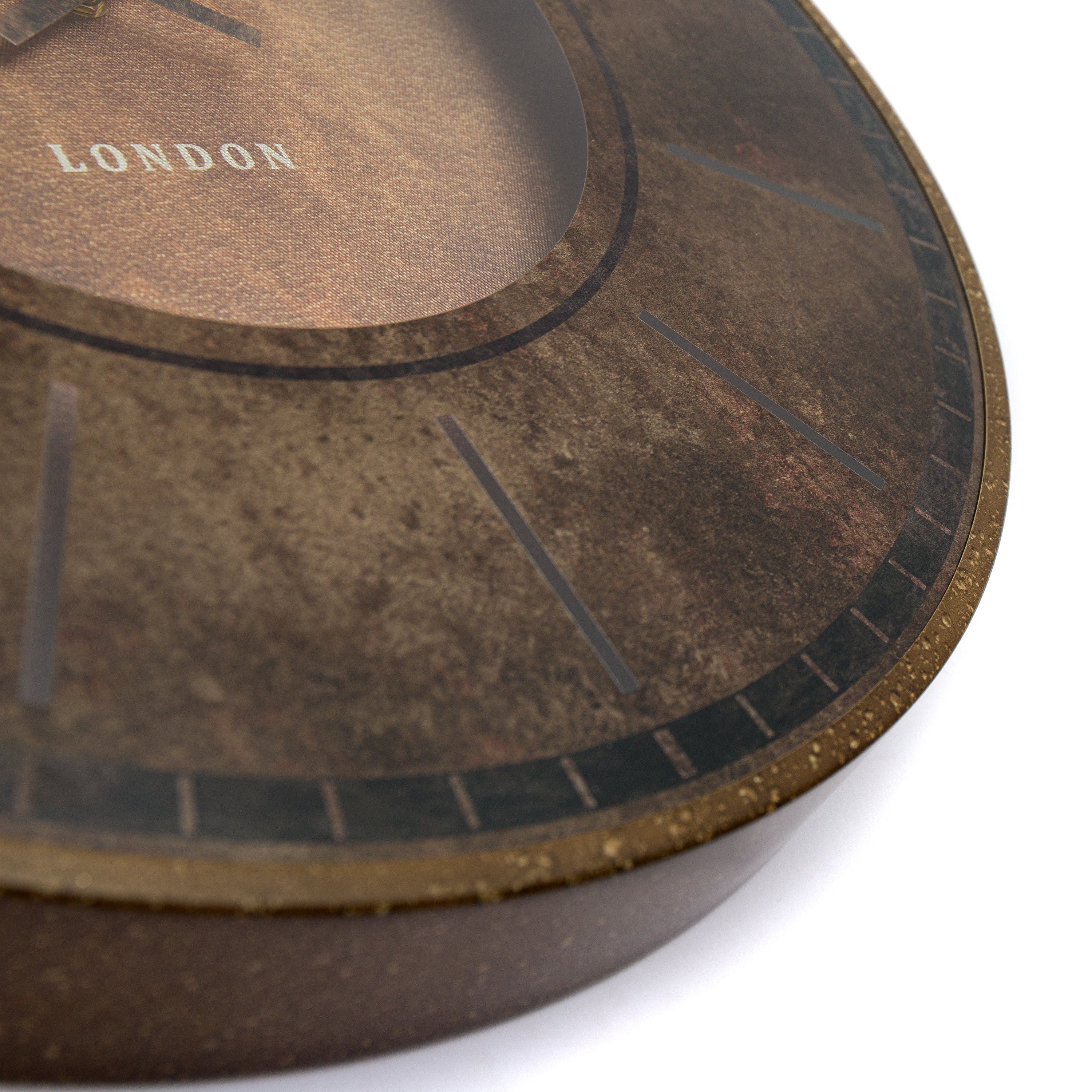 Florentine Wall Clock in Leather - Florentine Leather