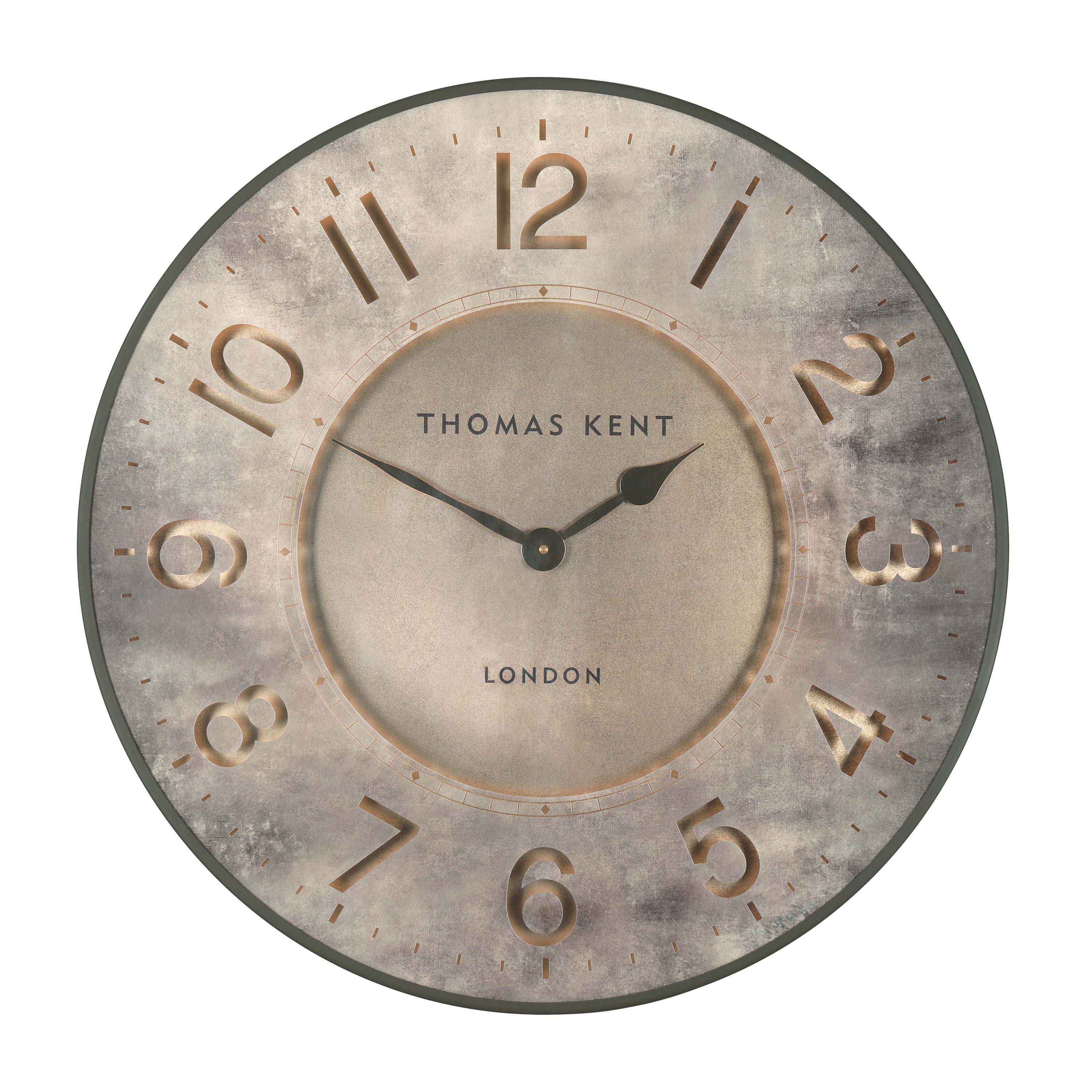 Harvest Gold Wall Clock - Gray