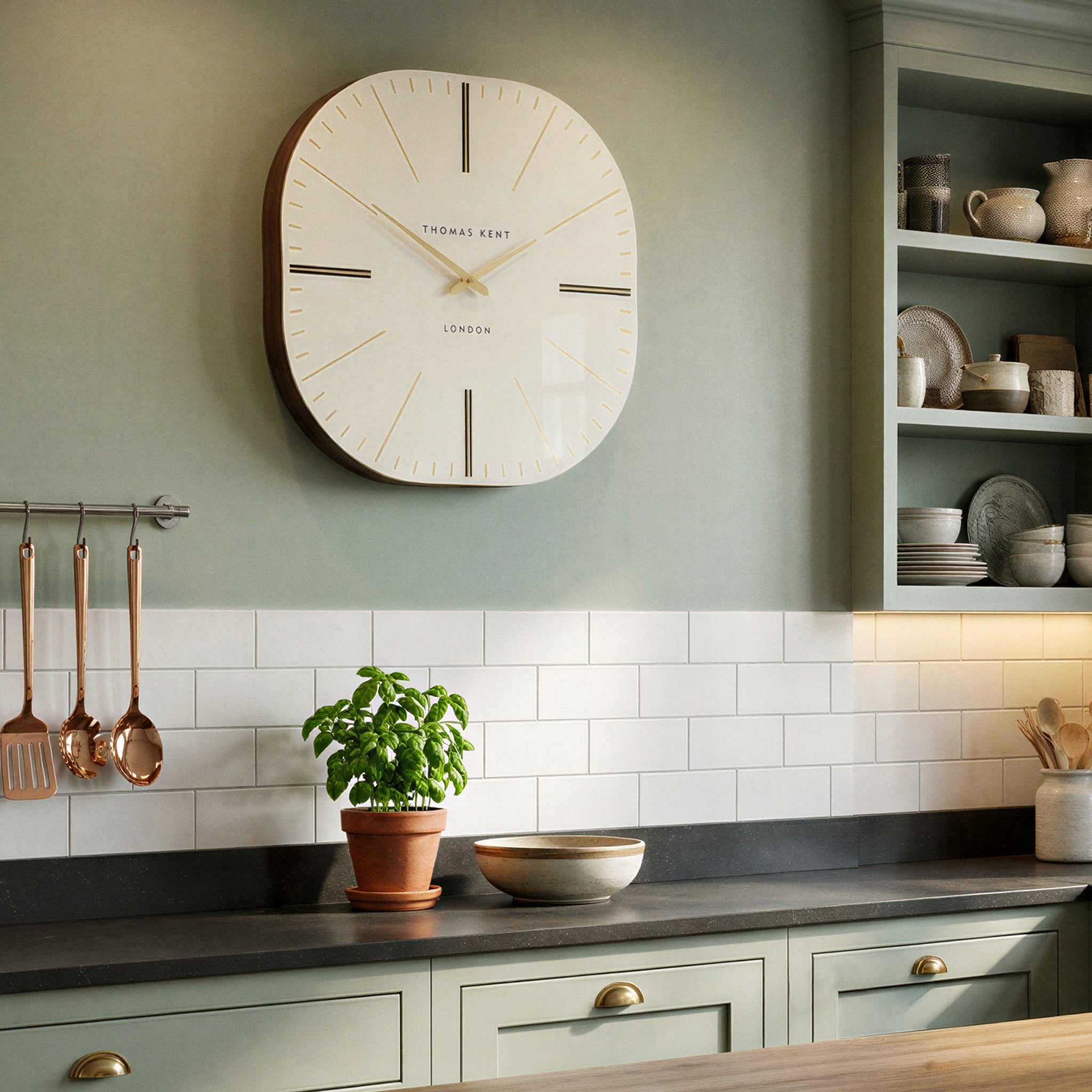 Greenwich Square Wall Clock