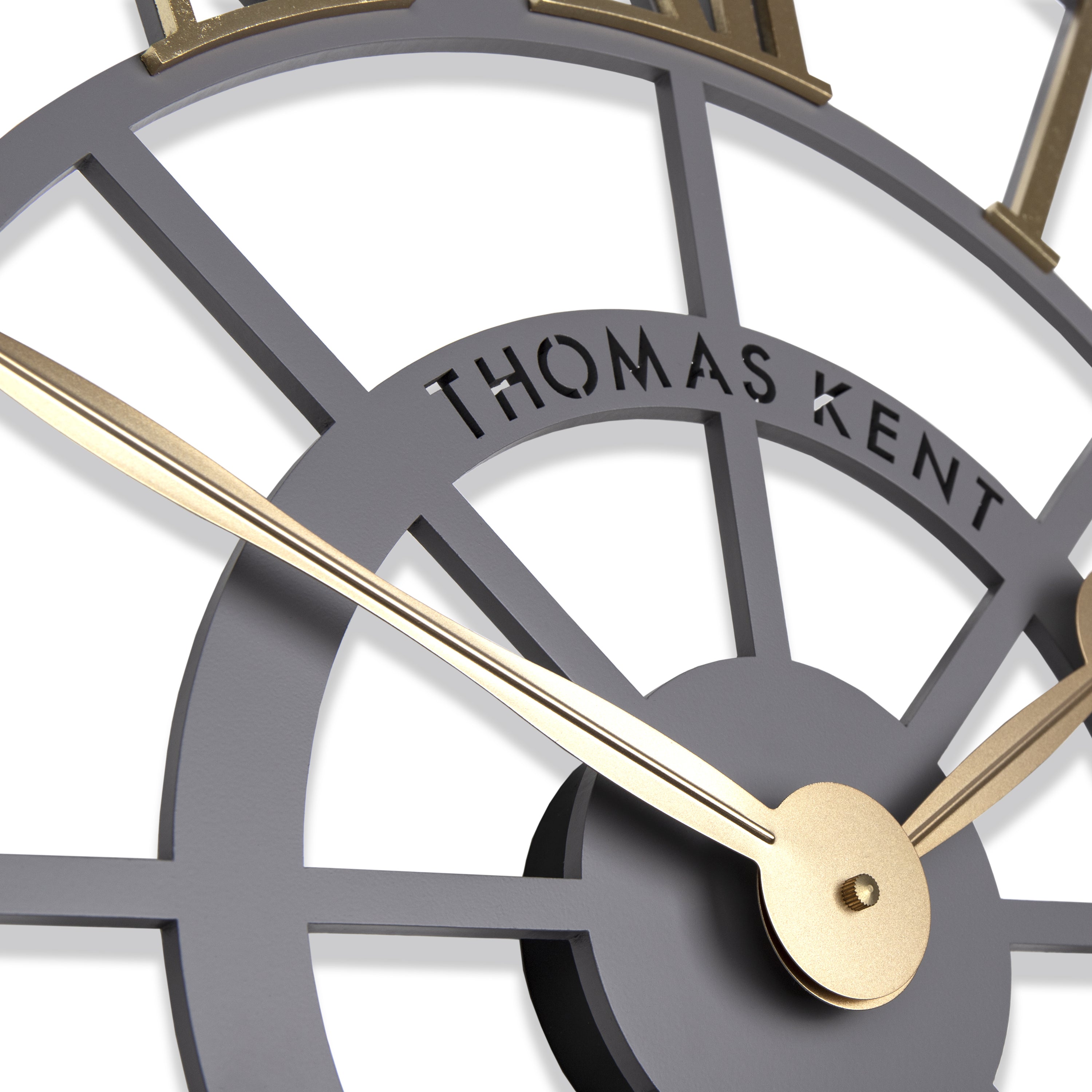 Evening Star Wall Clock in Grey - Gray
