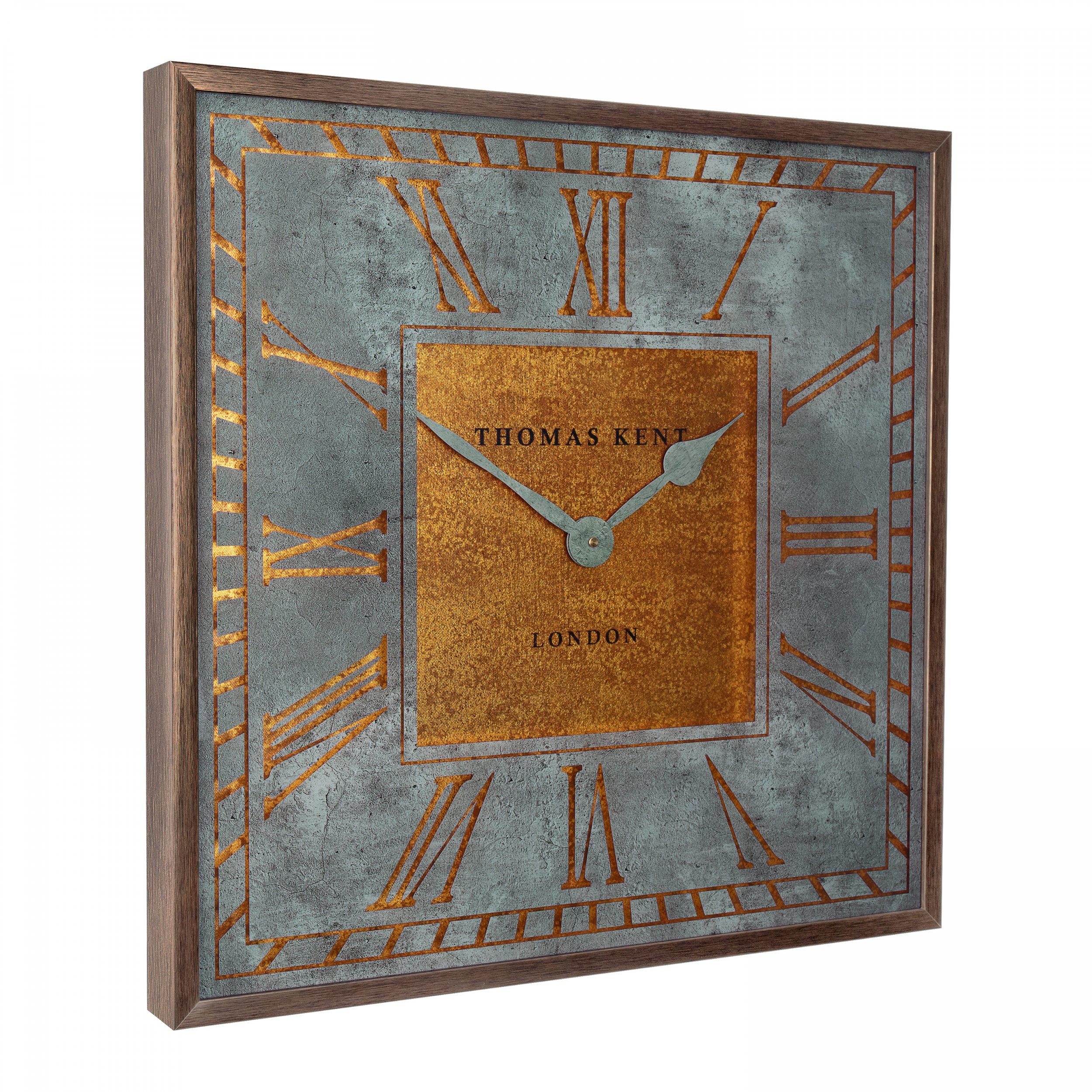 Florentine Square Wall Grand Clock - Gray