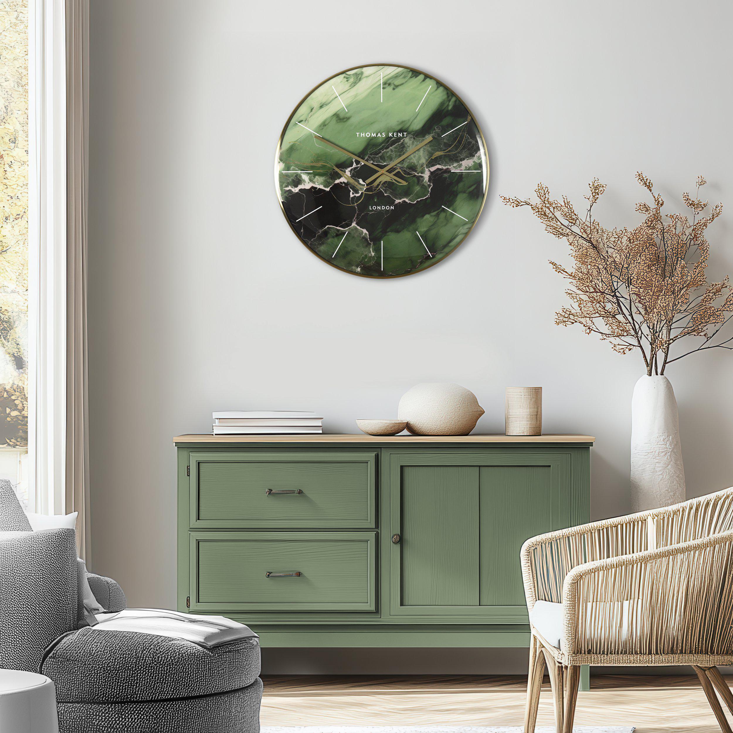Oyster Wall Clock Emerald - Green