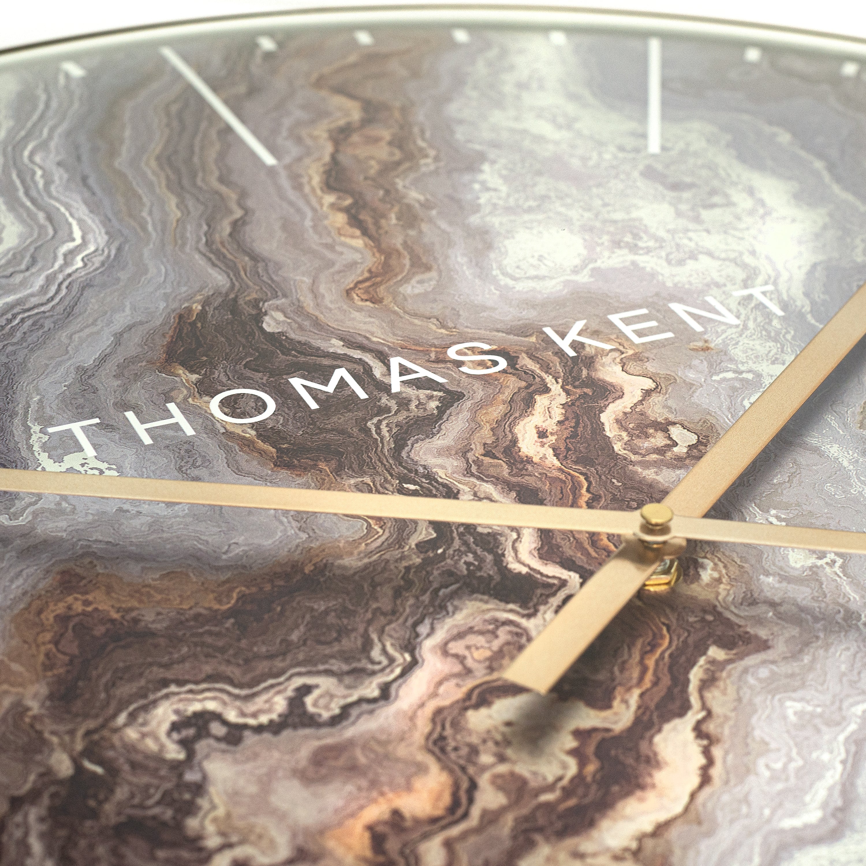 Oyster Wall Clock Bronze - Bronze