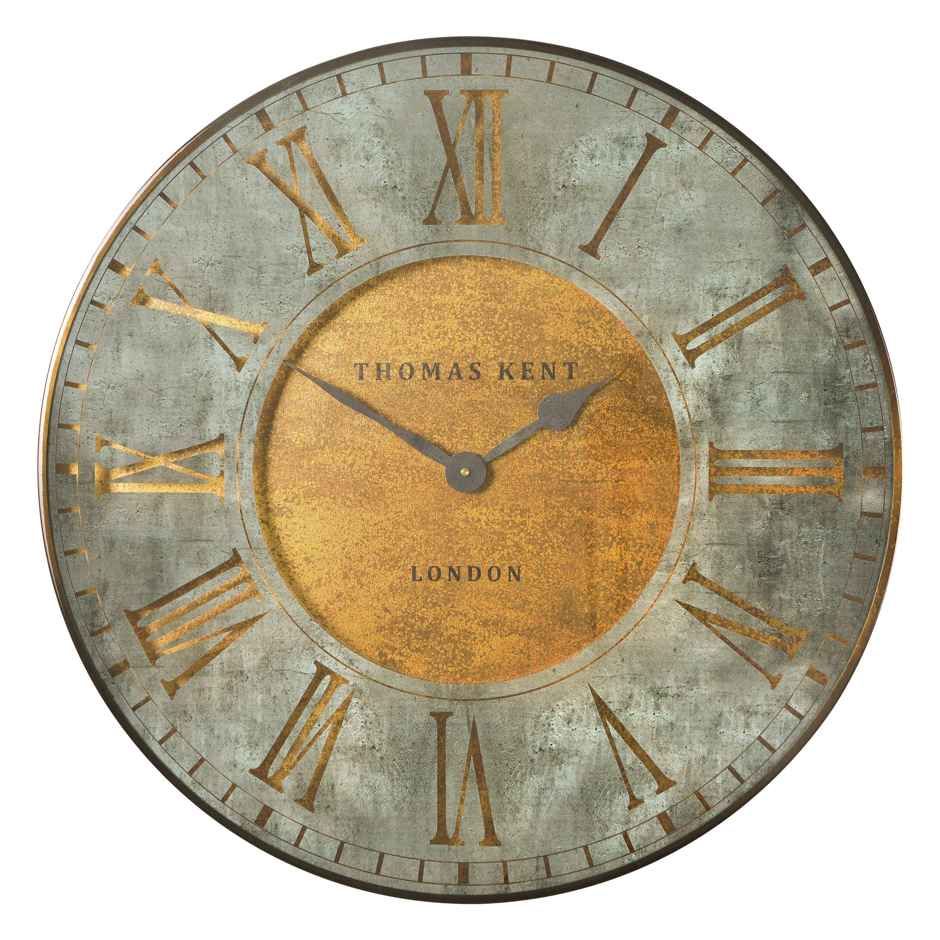 Florentine Wall Clock Star - Gold
