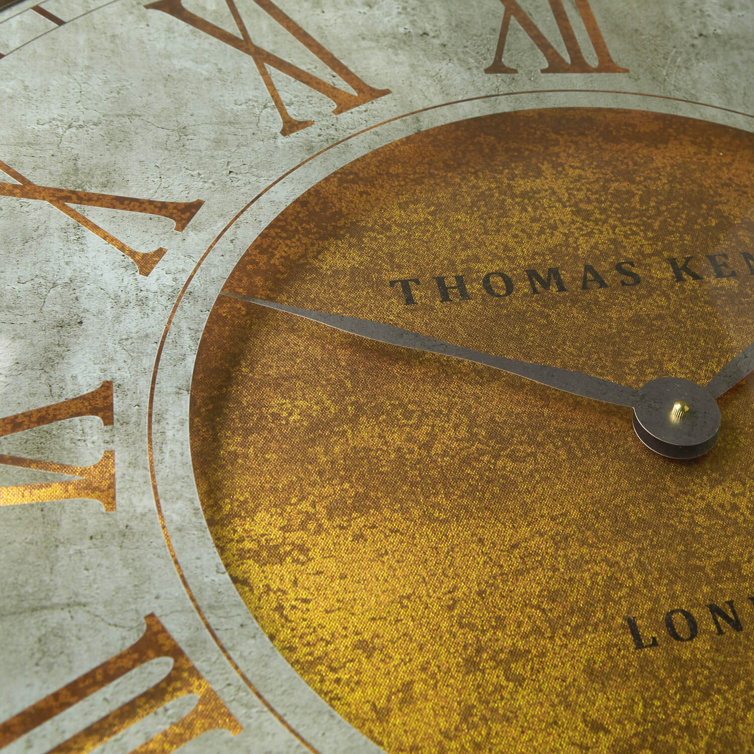 Florentine Wall Clock Star - Gold