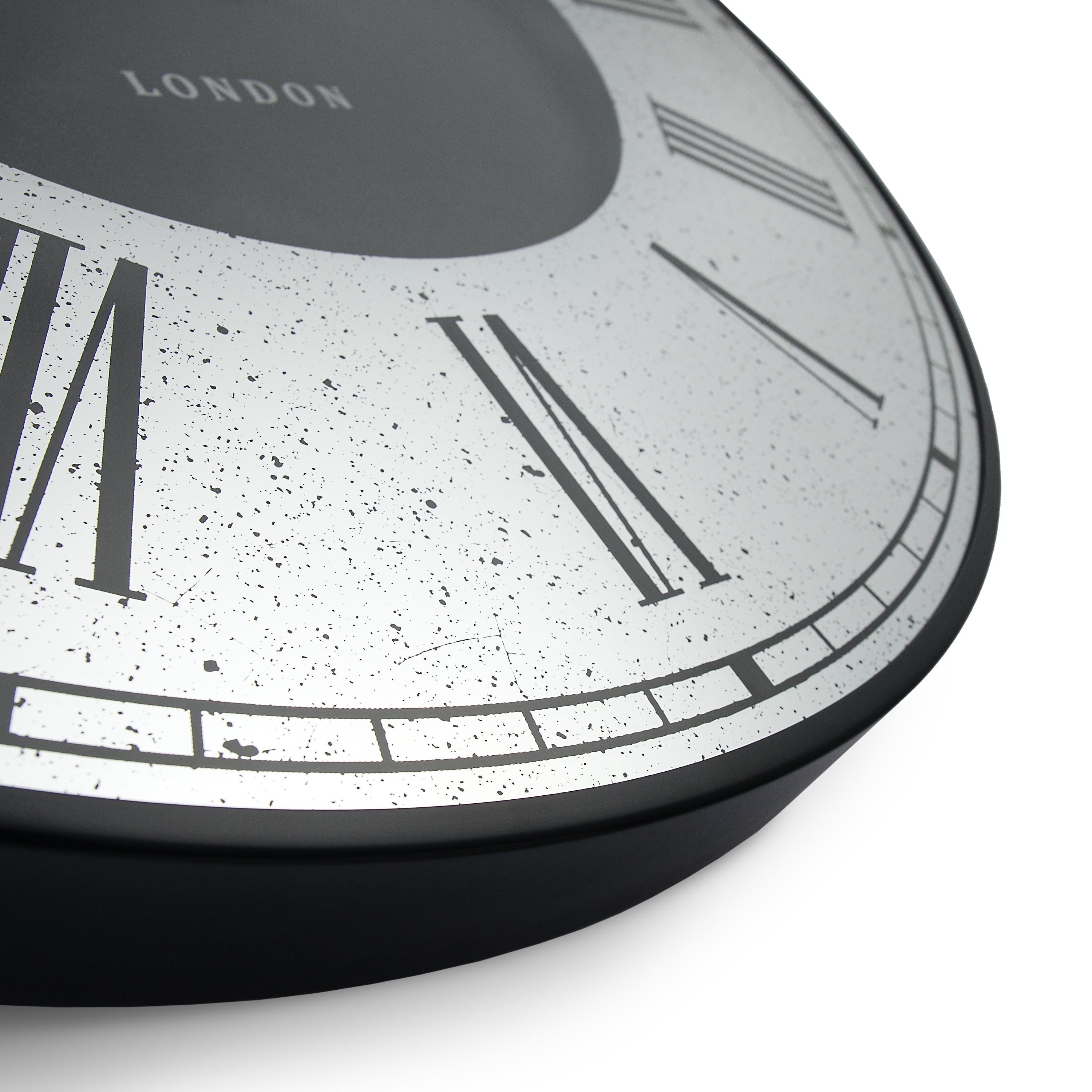 Venetian Wall Clock in Black - Venetian