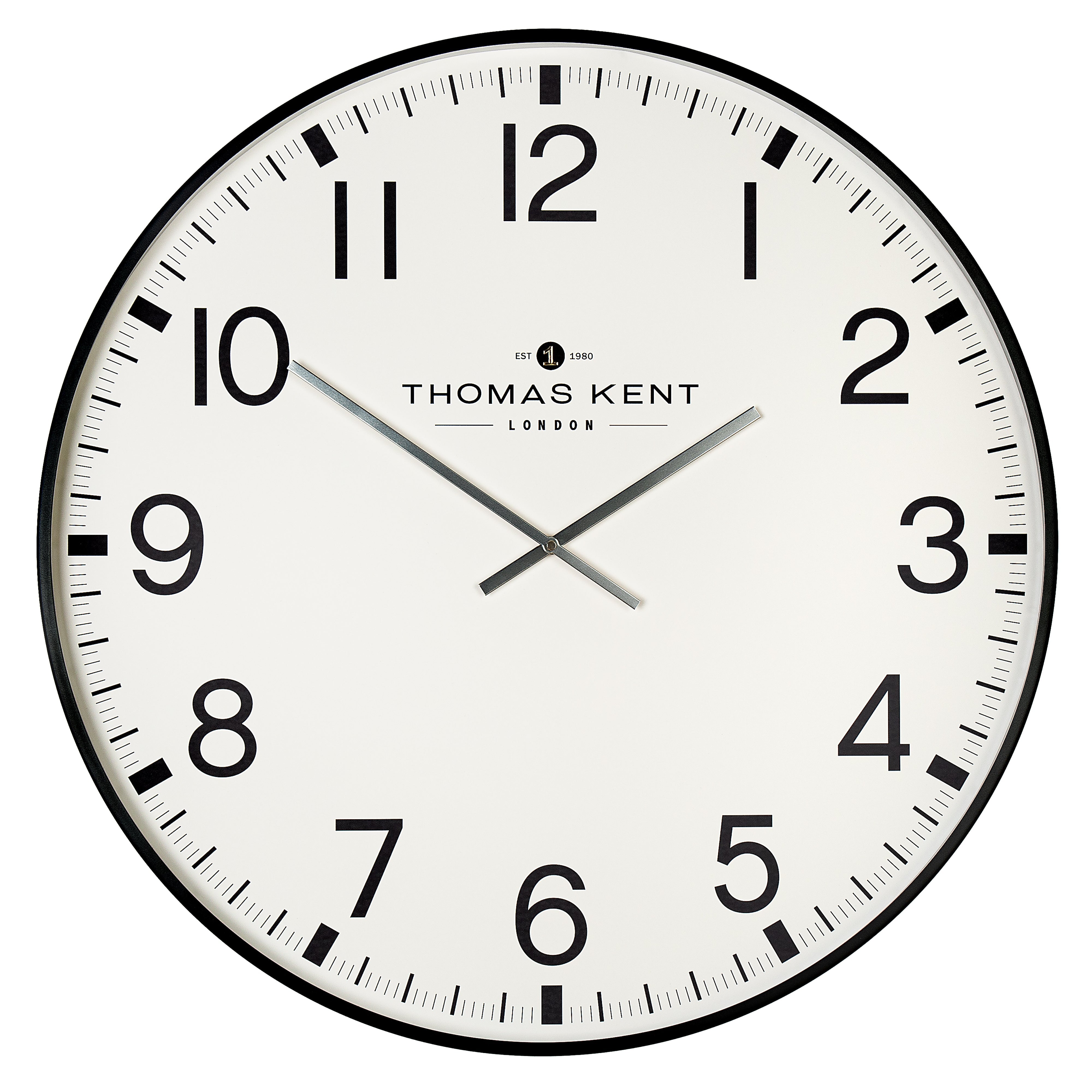 Clocksmith No.1 Oversized Wall Clock in Black