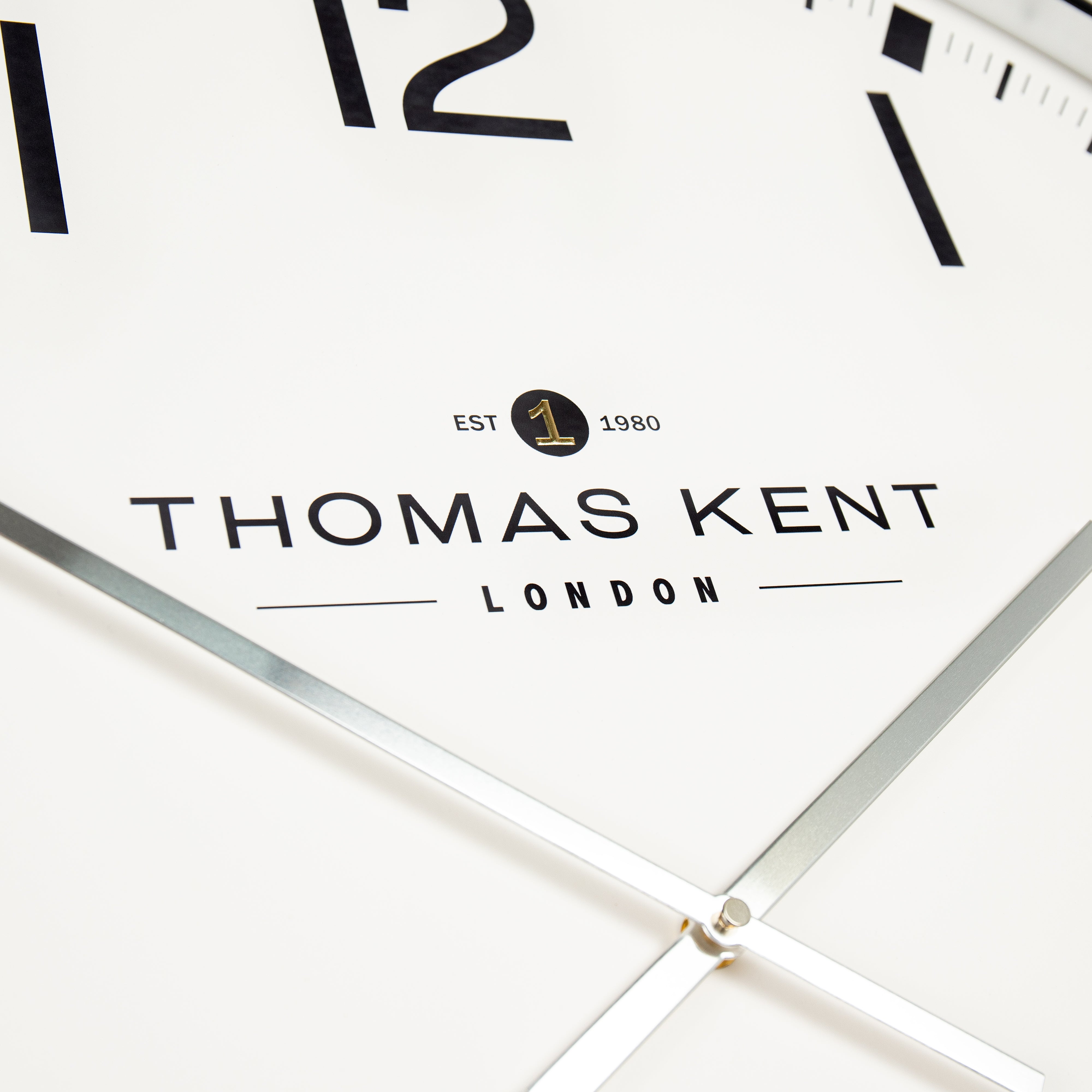 Clocksmith No.1 Oversized Wall Clock in Black