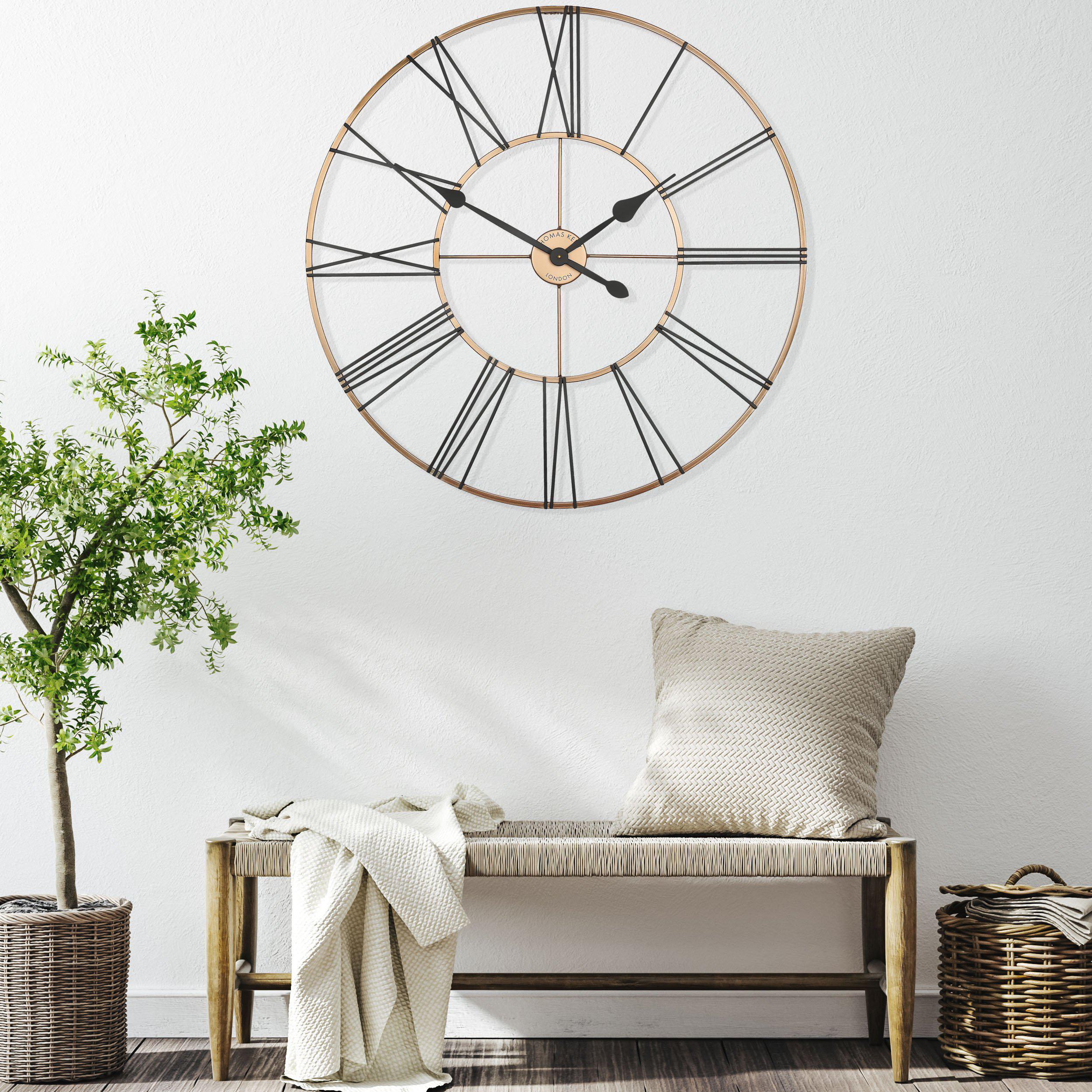 Summer House Wall Clock in Copper - Copper