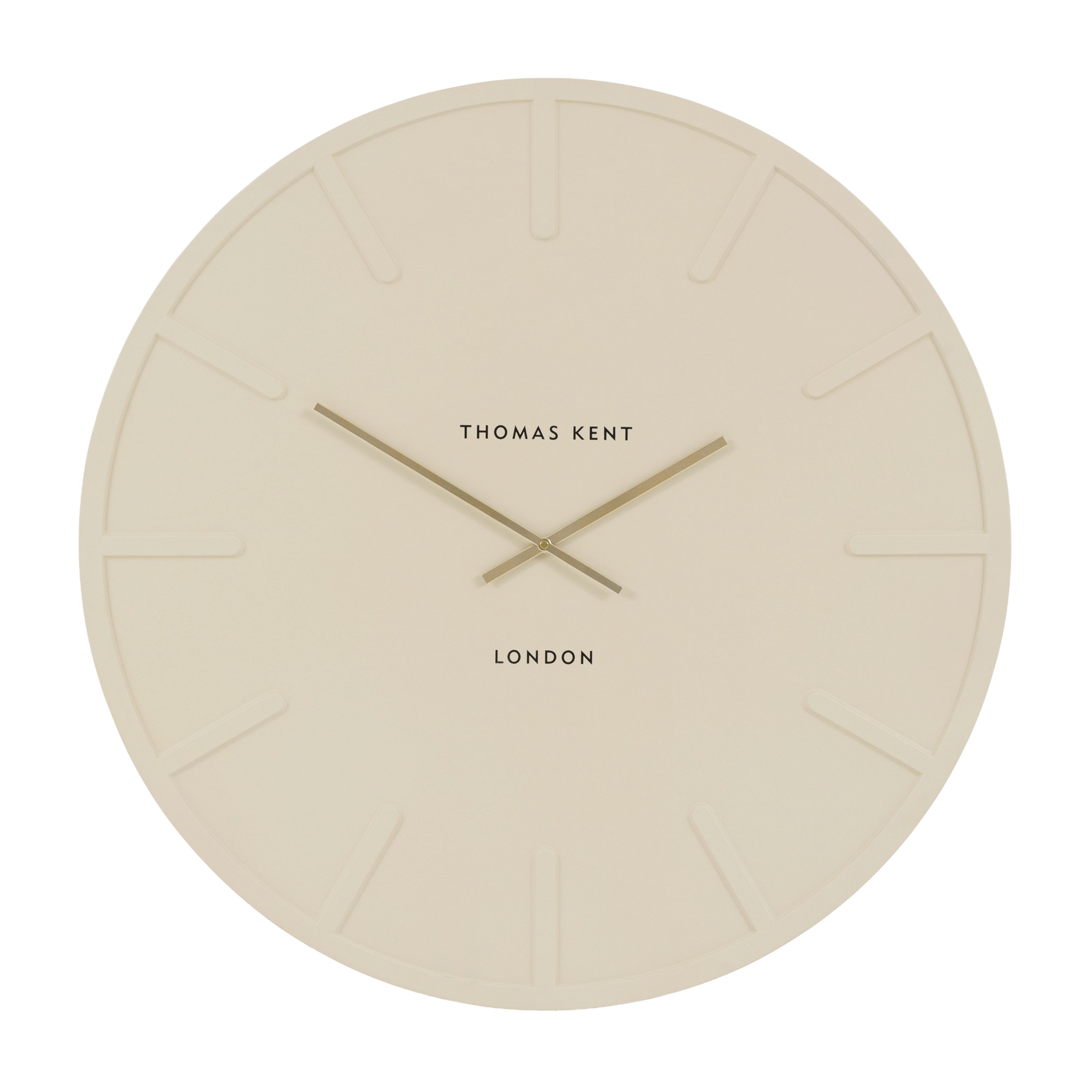 Larson Wall Clock in Cream
