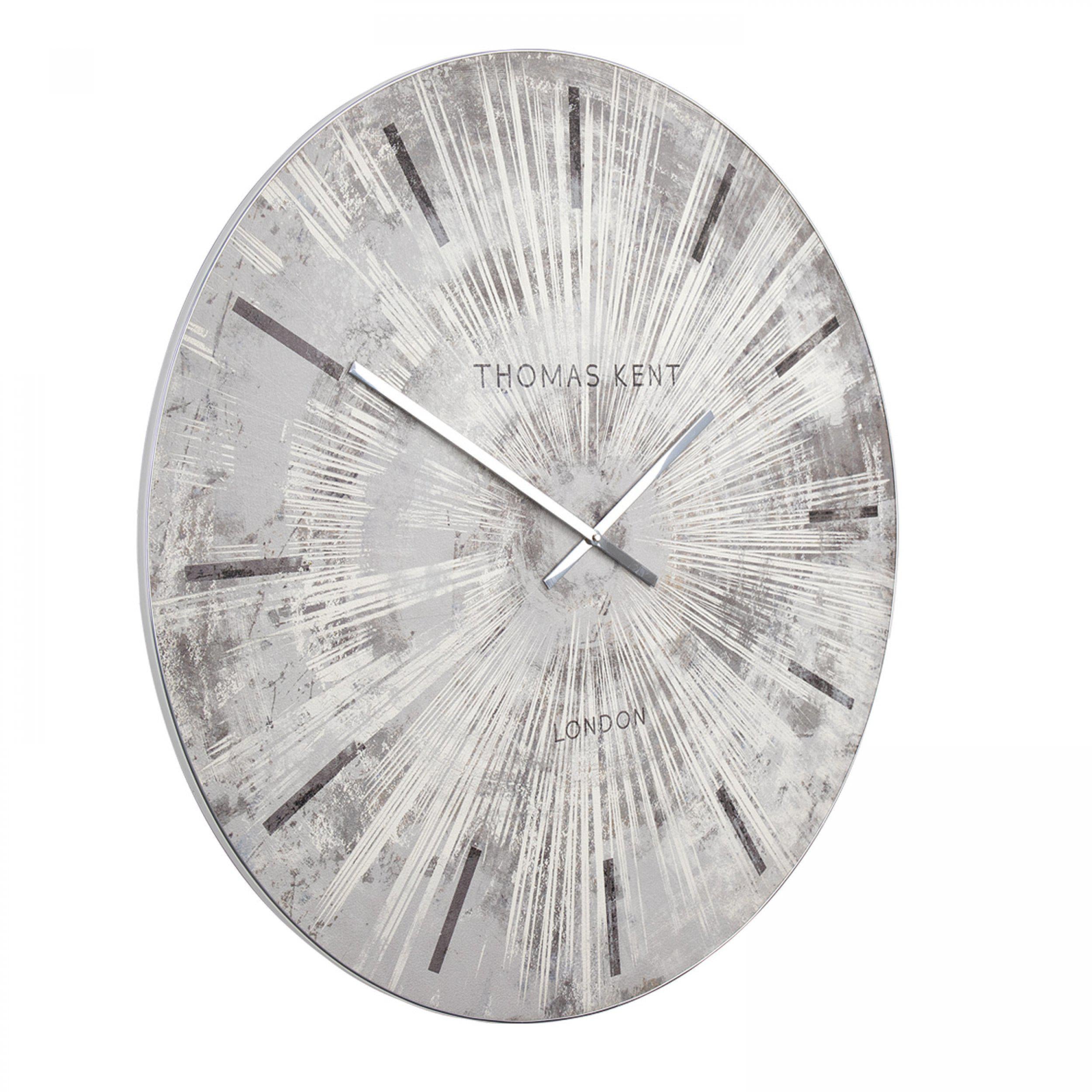 Starburst Wall Clock - Starburst Silver
