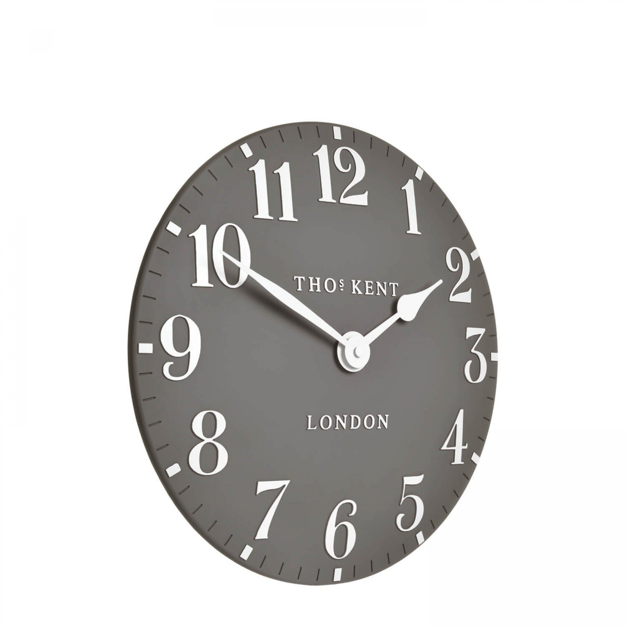 Arabic Wall Clock in Dolphin Grey - Dolphin Grey