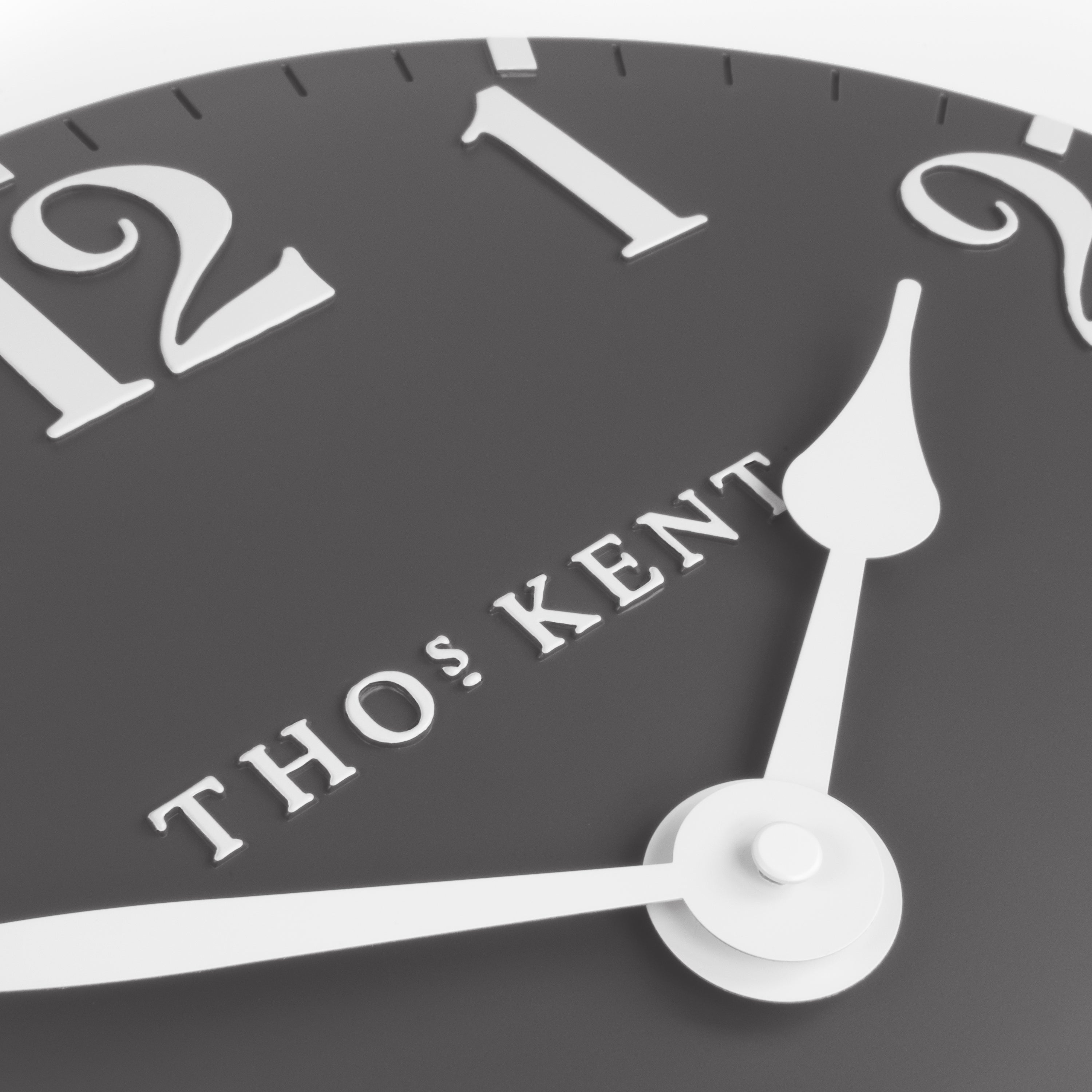 Arabic Wall Clock in Dolphin Grey - Dolphin Grey