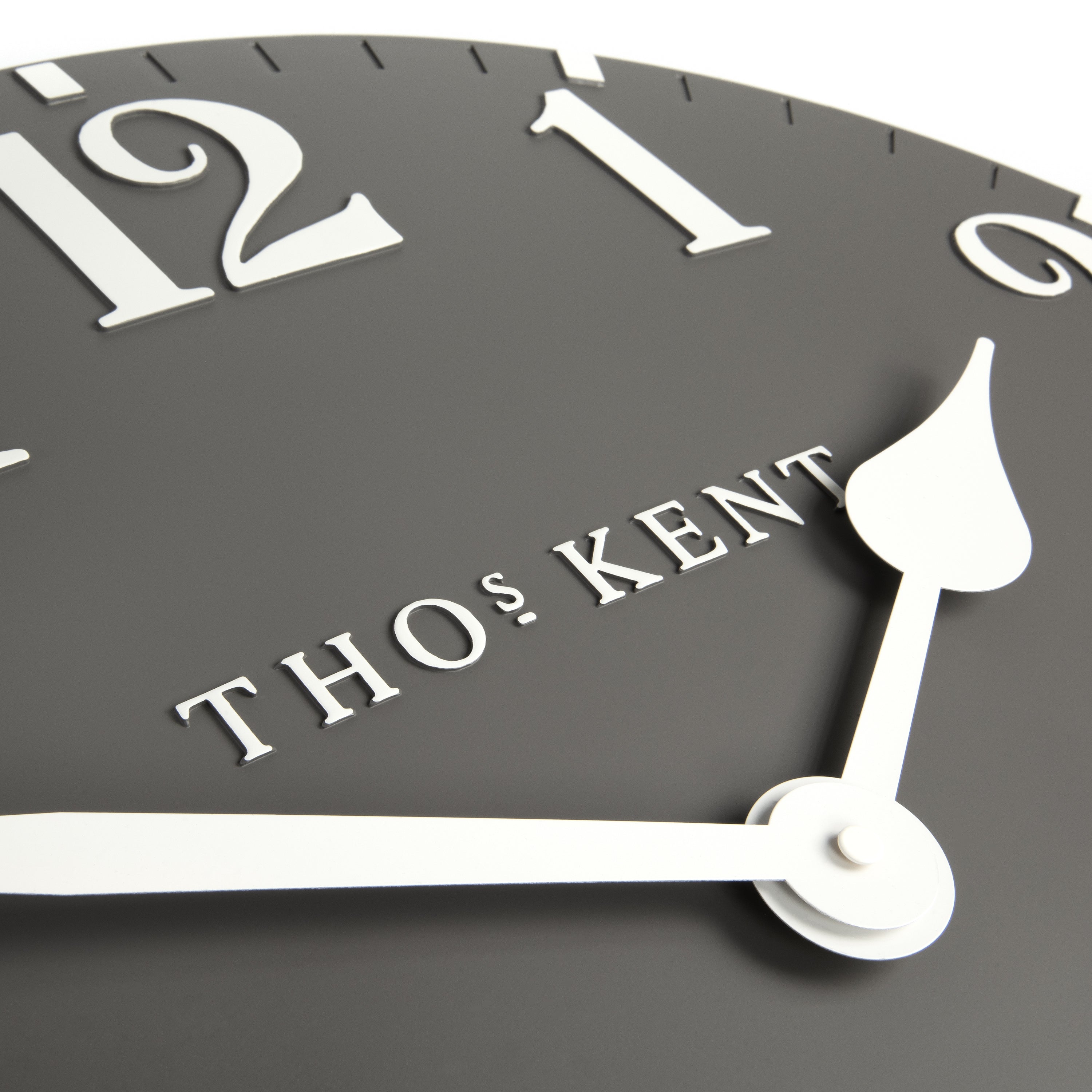 Arabic Wall Clock in Dolphin Grey - Dolphin Grey