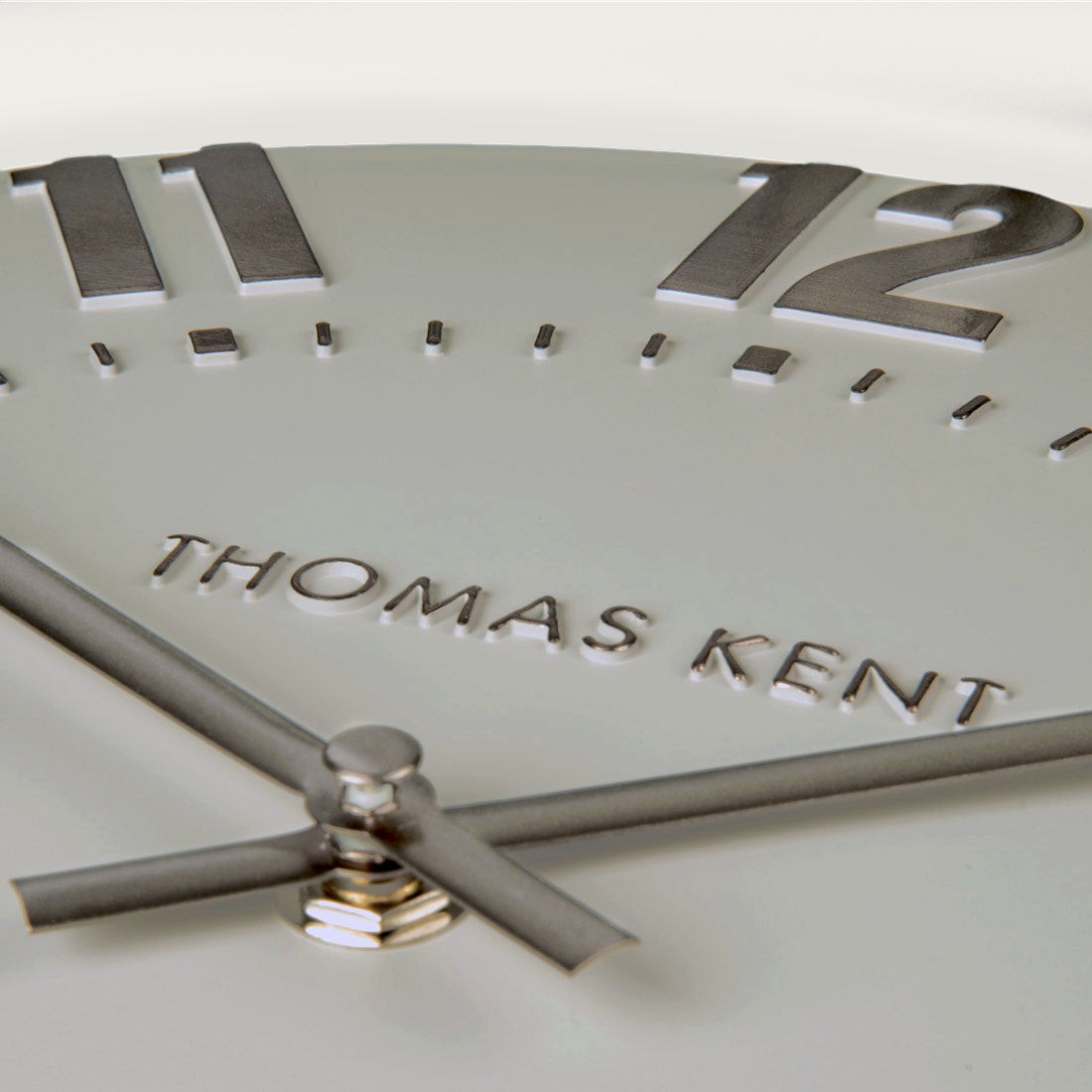 Mulberry Wall Clock in Silver Cloud - Silver Cloud