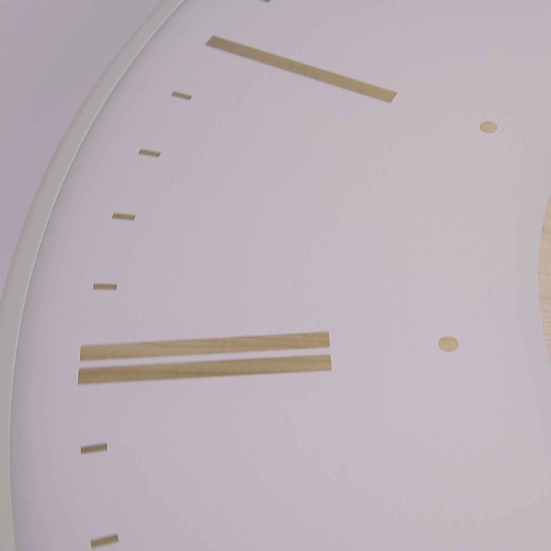 Clocksmith Wall Clock Cog Ivory - White