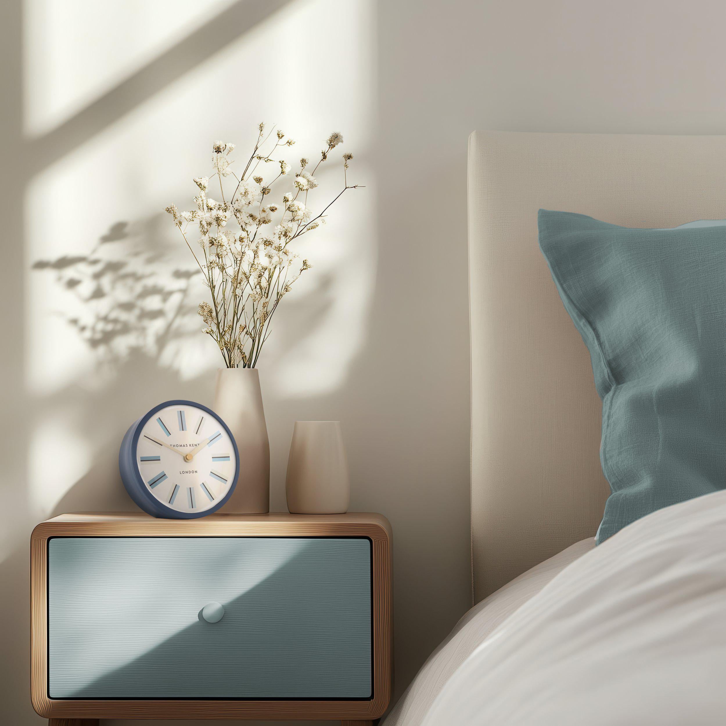 Swift Clock in Dusty Blue - Dusty Blue