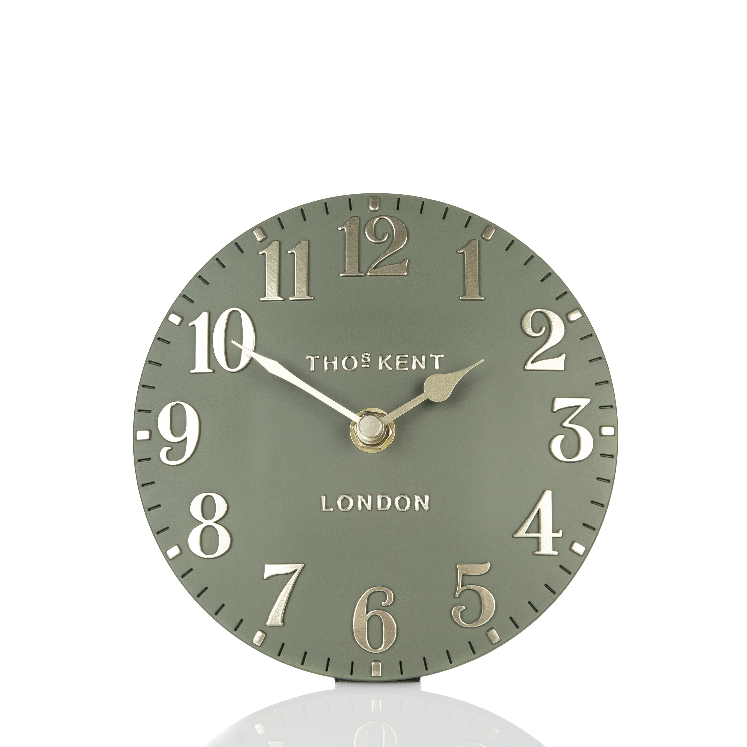 Arabic Mantel Clock in Lichen Green - Lichen Green