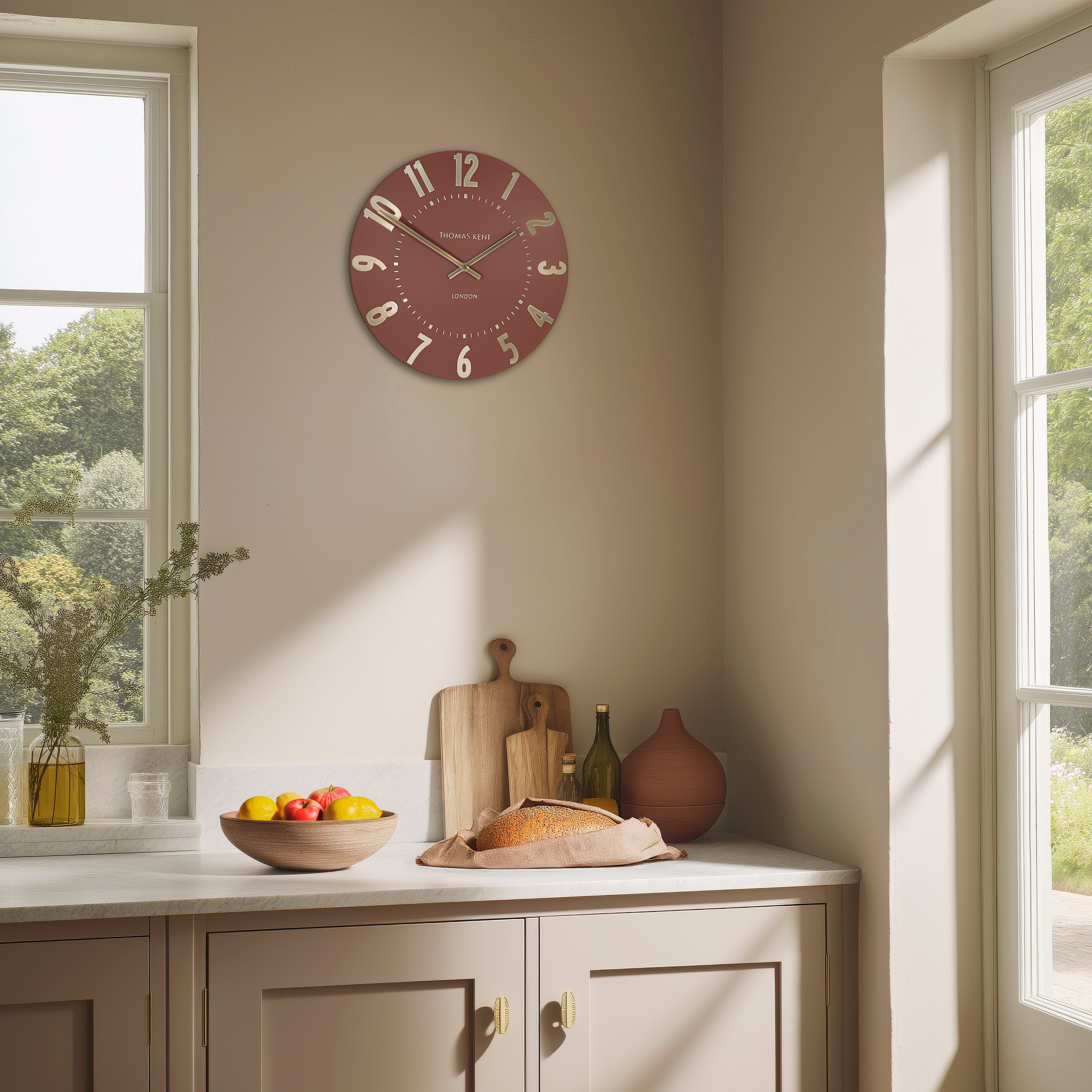 Mulberry Small Wall Clock in Auburn