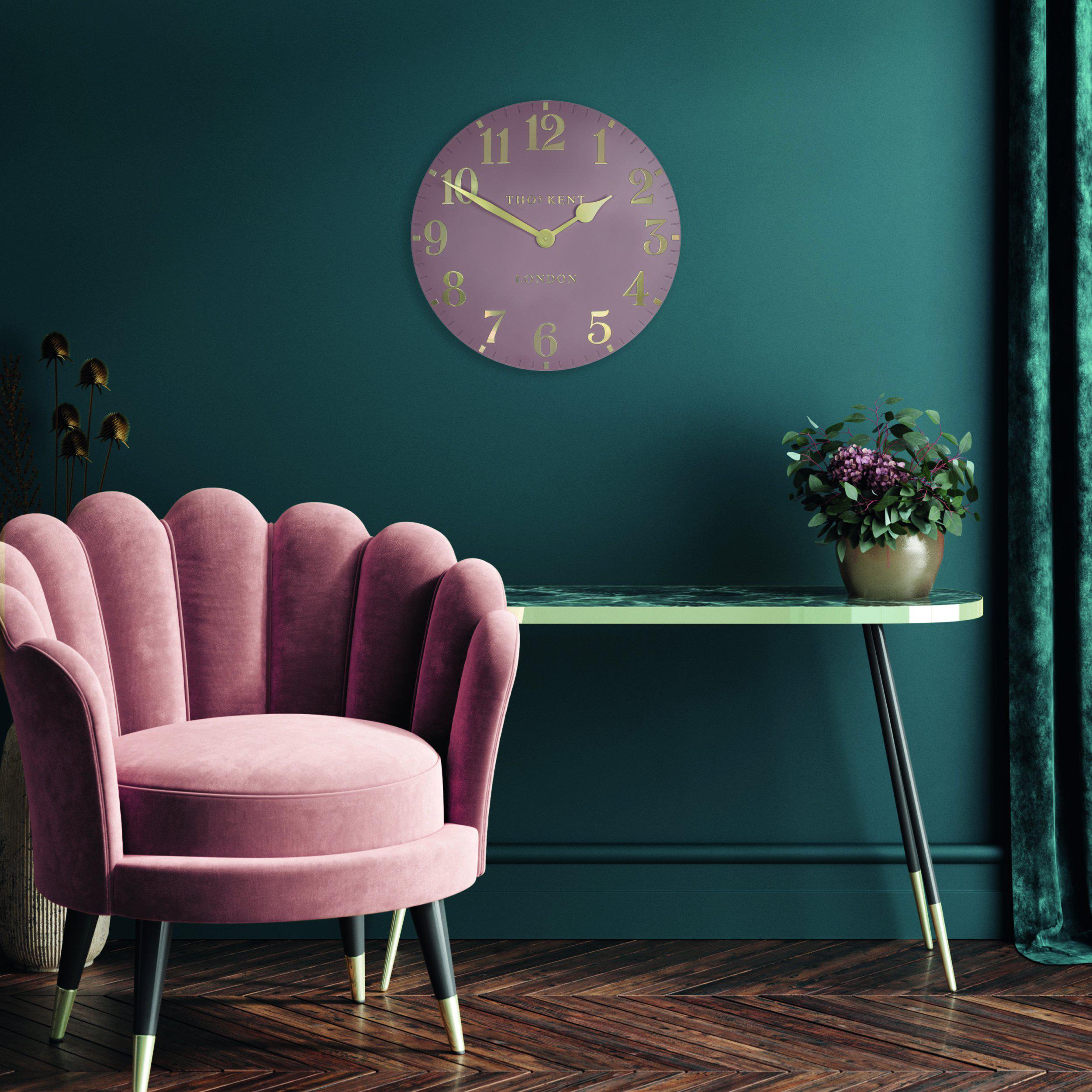 Arabic Wall Clock in Blush Pink - Blush Pink