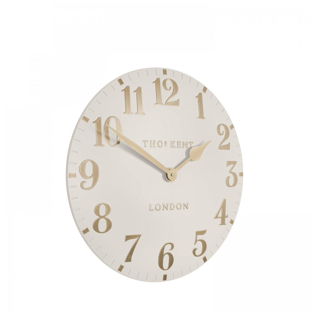 Arabic Wall Clock in Oatmeal