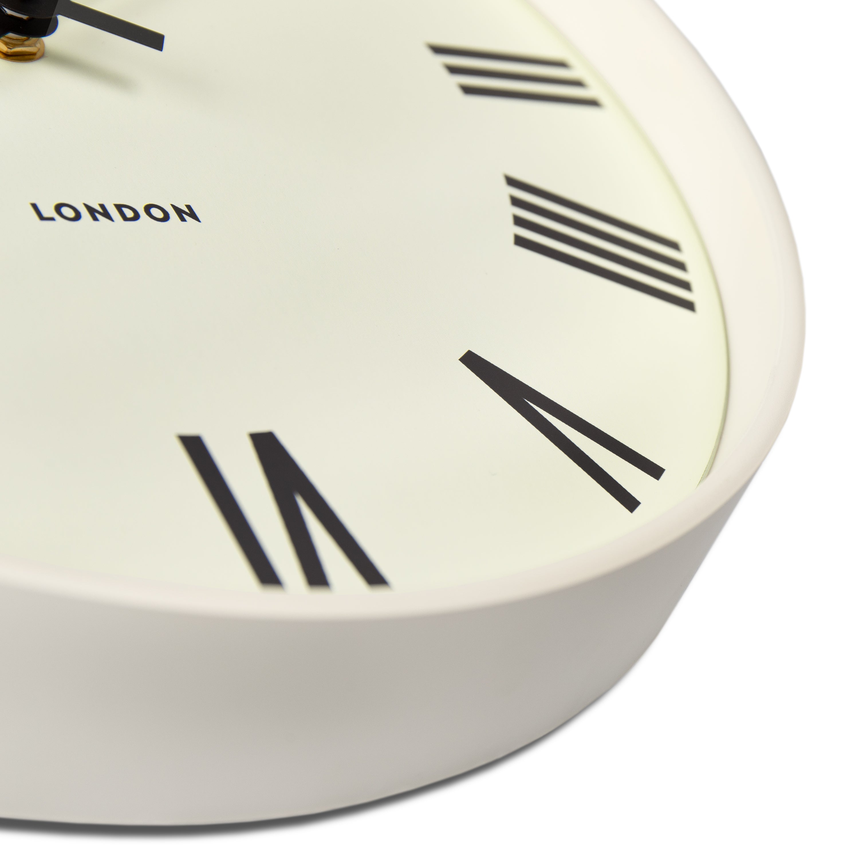 Comet Wall Clock in Cream - Cream