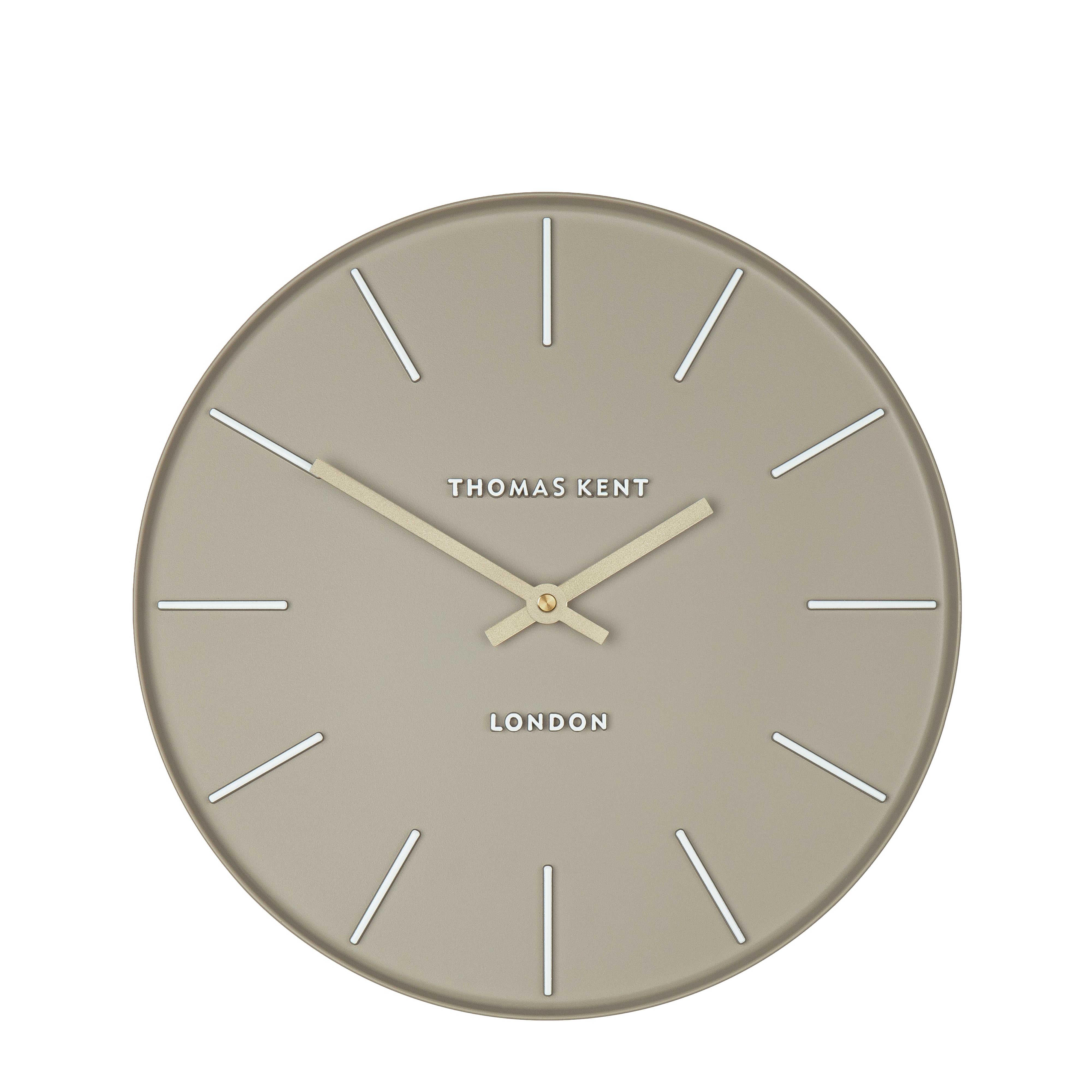 Osprey Wall Clock in Taupe Grey - grey