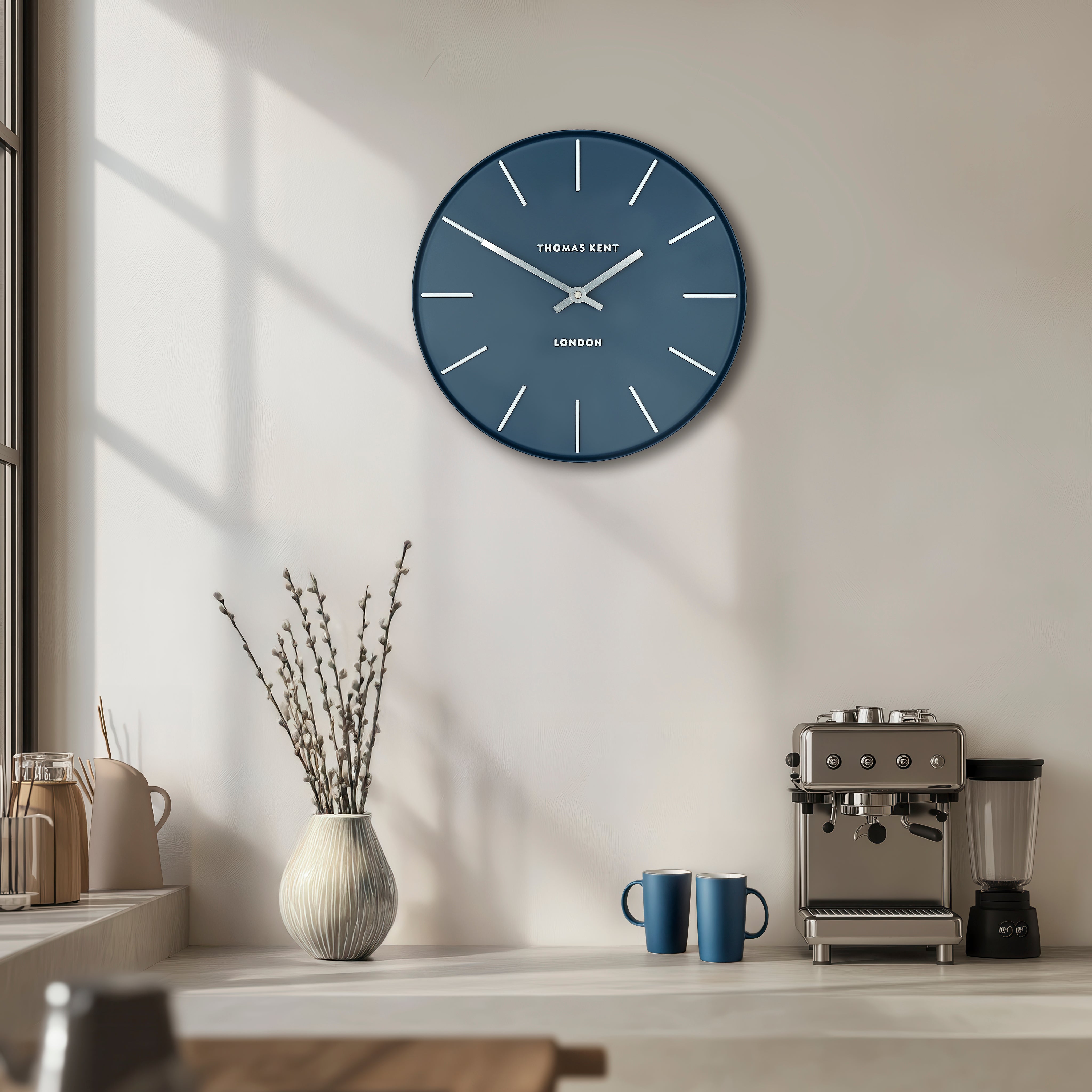 Osprey Wall Clock in Midnight Blue