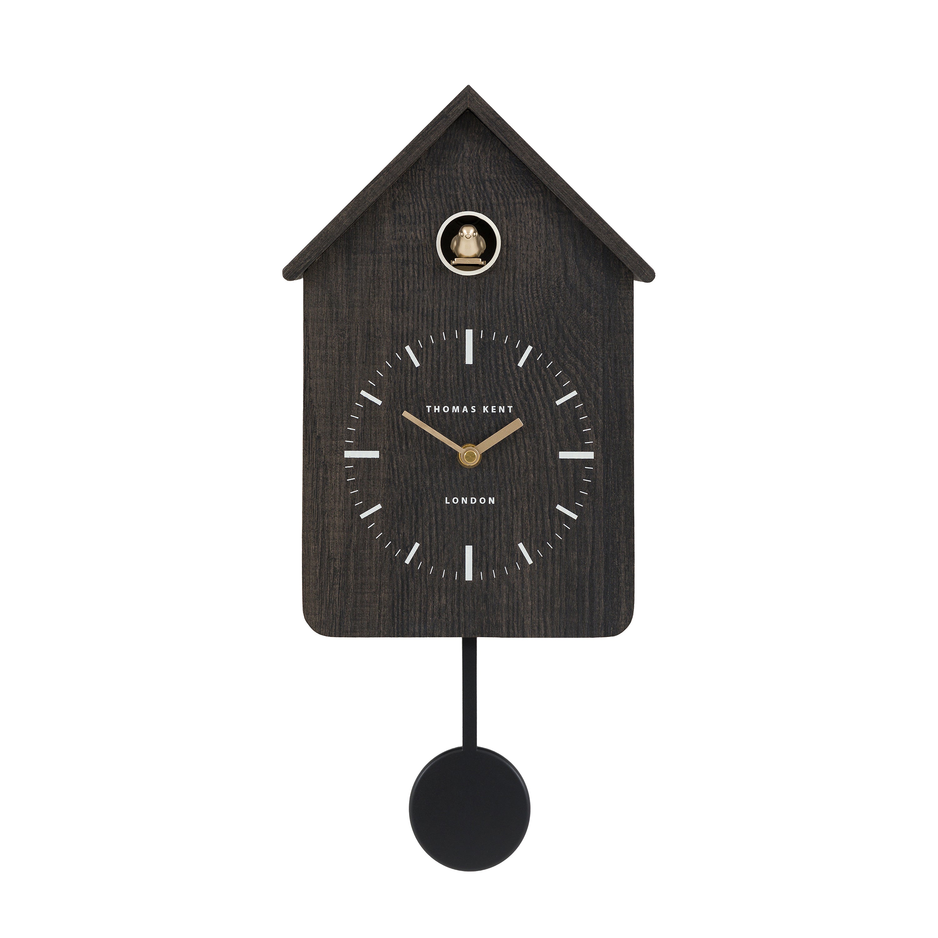 Cuckoo Wall Clock in Charcoal