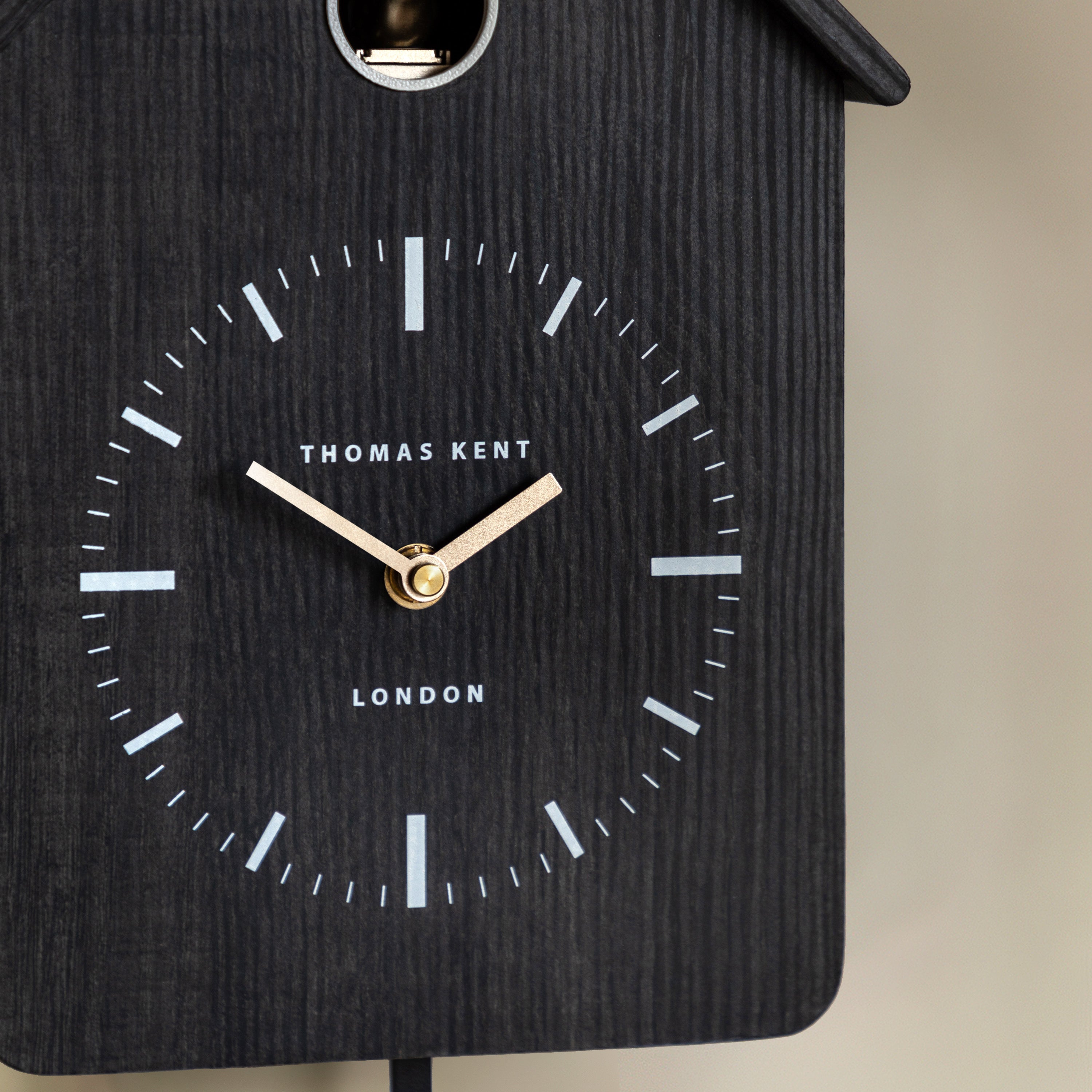 Cuckoo Wall Clock in Charcoal