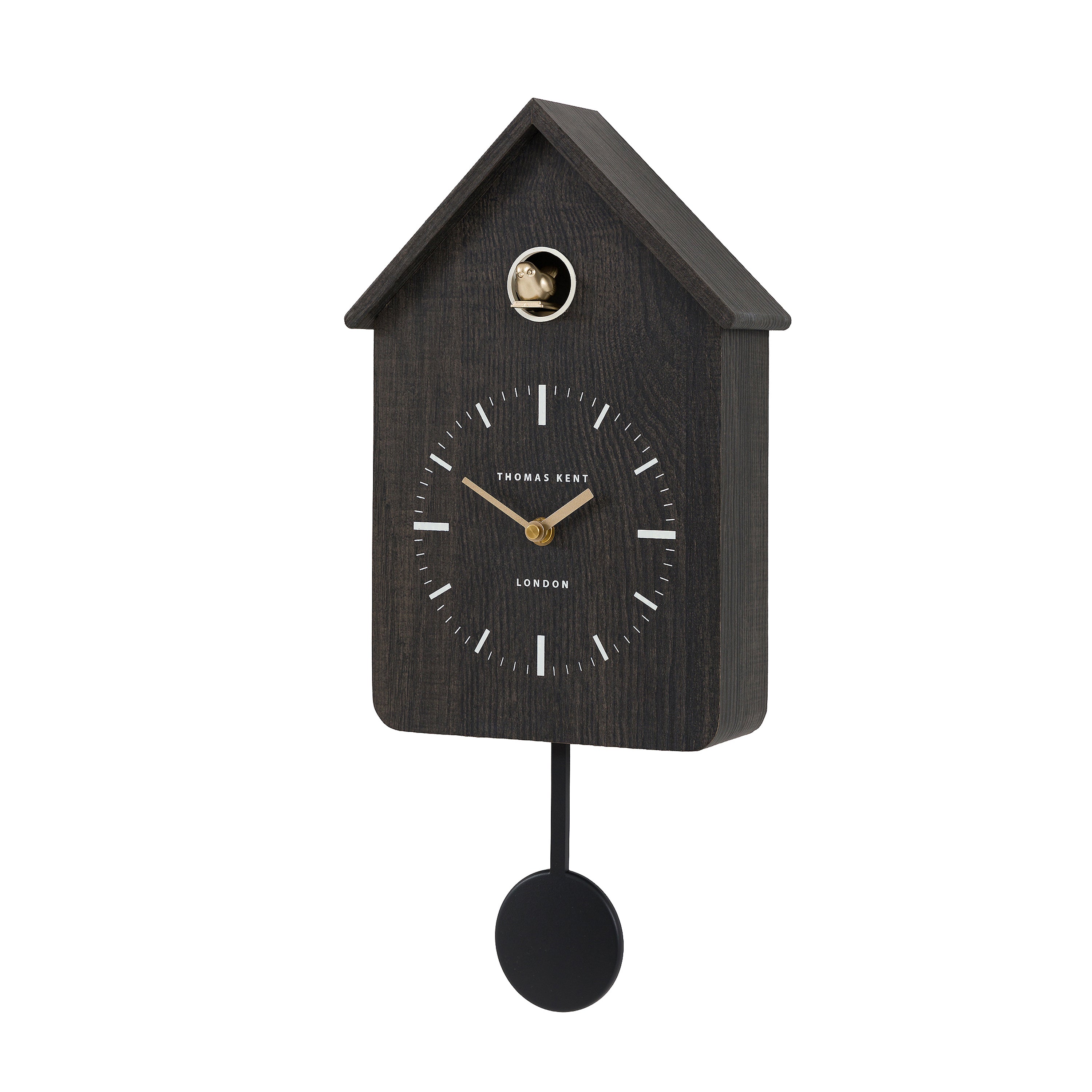 Cuckoo Wall Clock in Charcoal