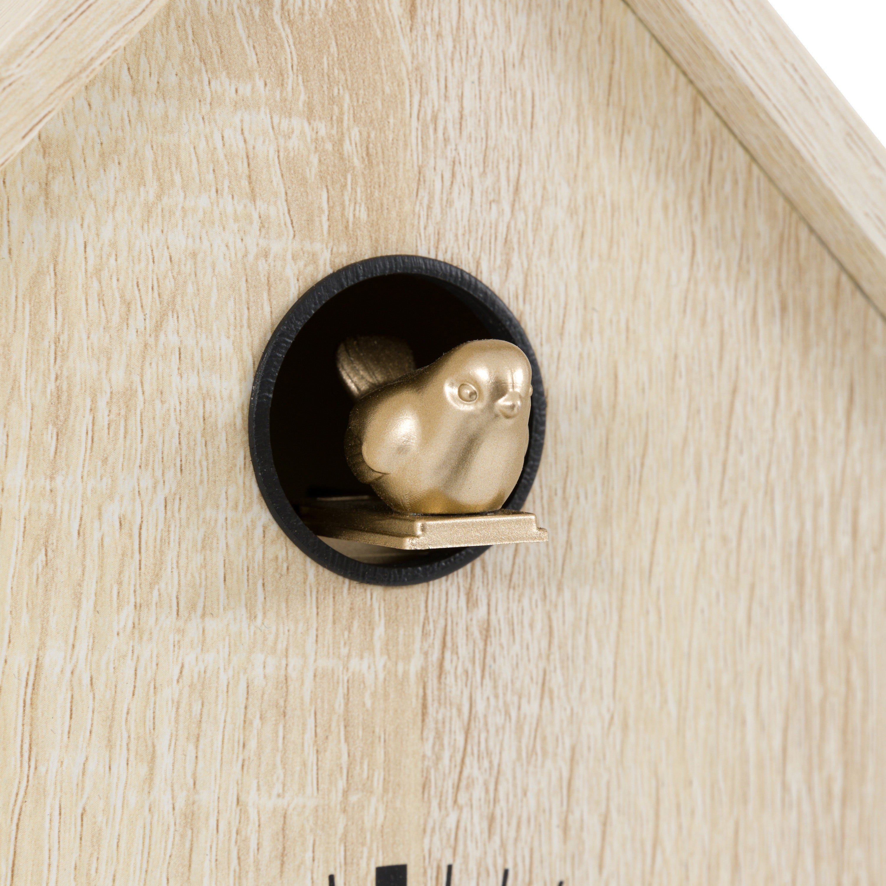 Cuckoo Wall Clock in Washed Oak