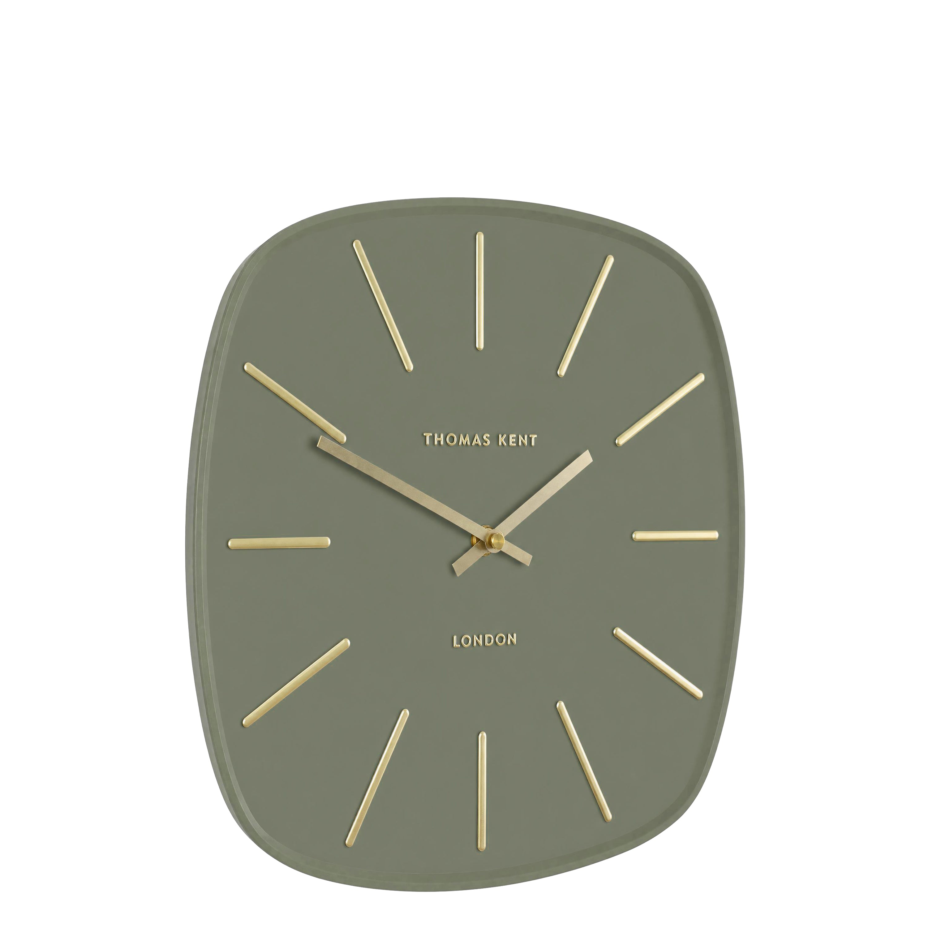 Bistro Wall Clock in Olive