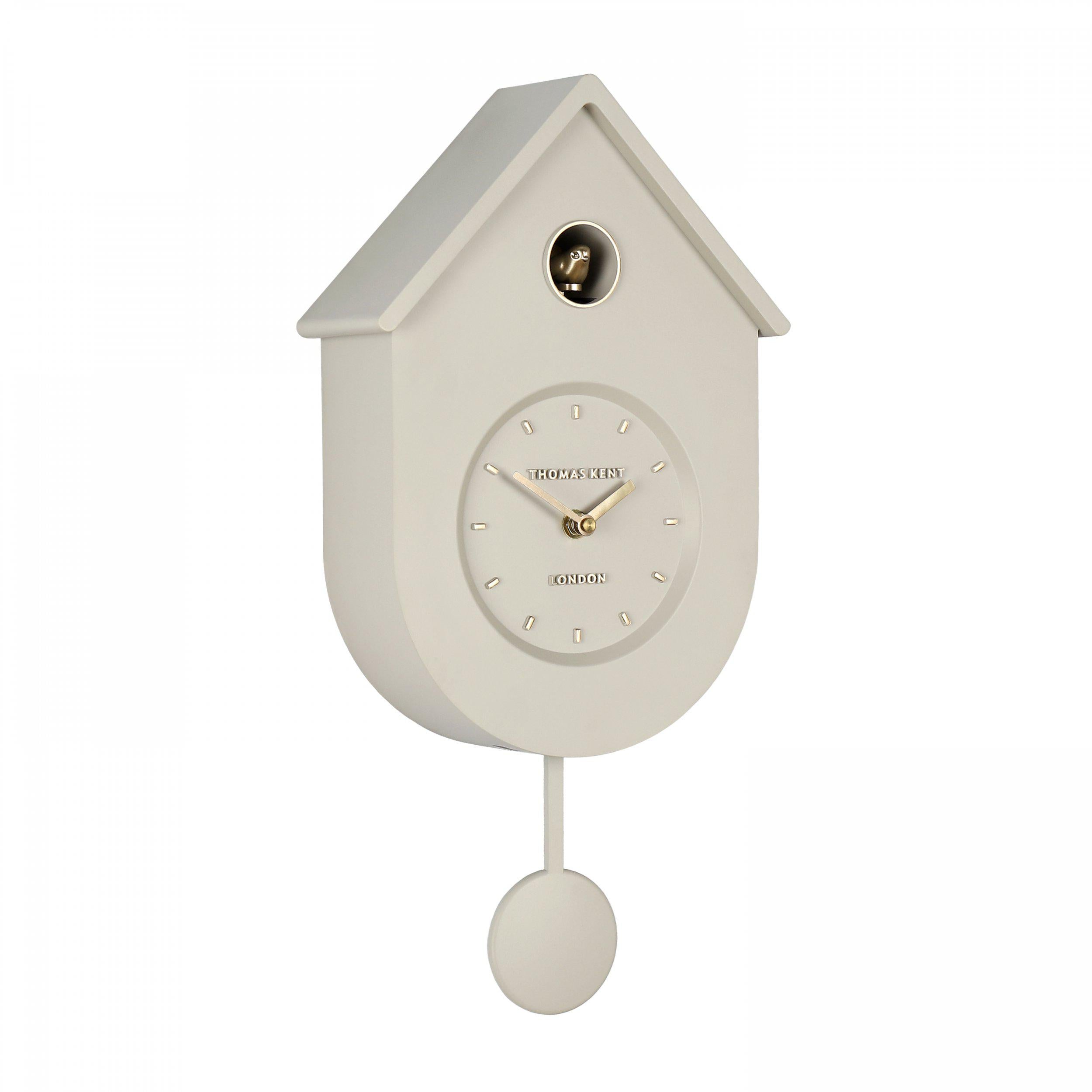 Cuckoo Wall Clock in Taupe Grey - Taupe Grey
