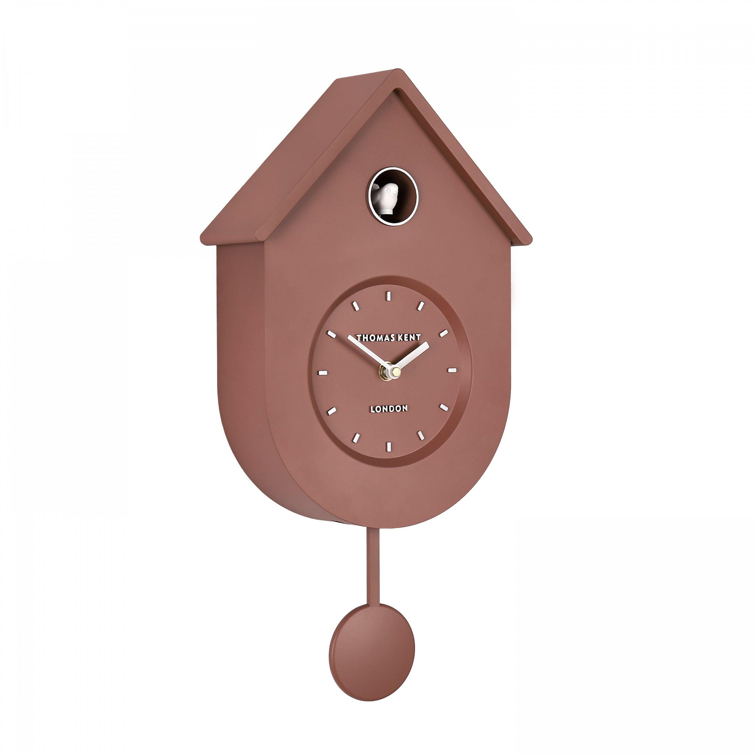 Cuckoo Wall Clock in Burnt Sienna - Burnt Sienna