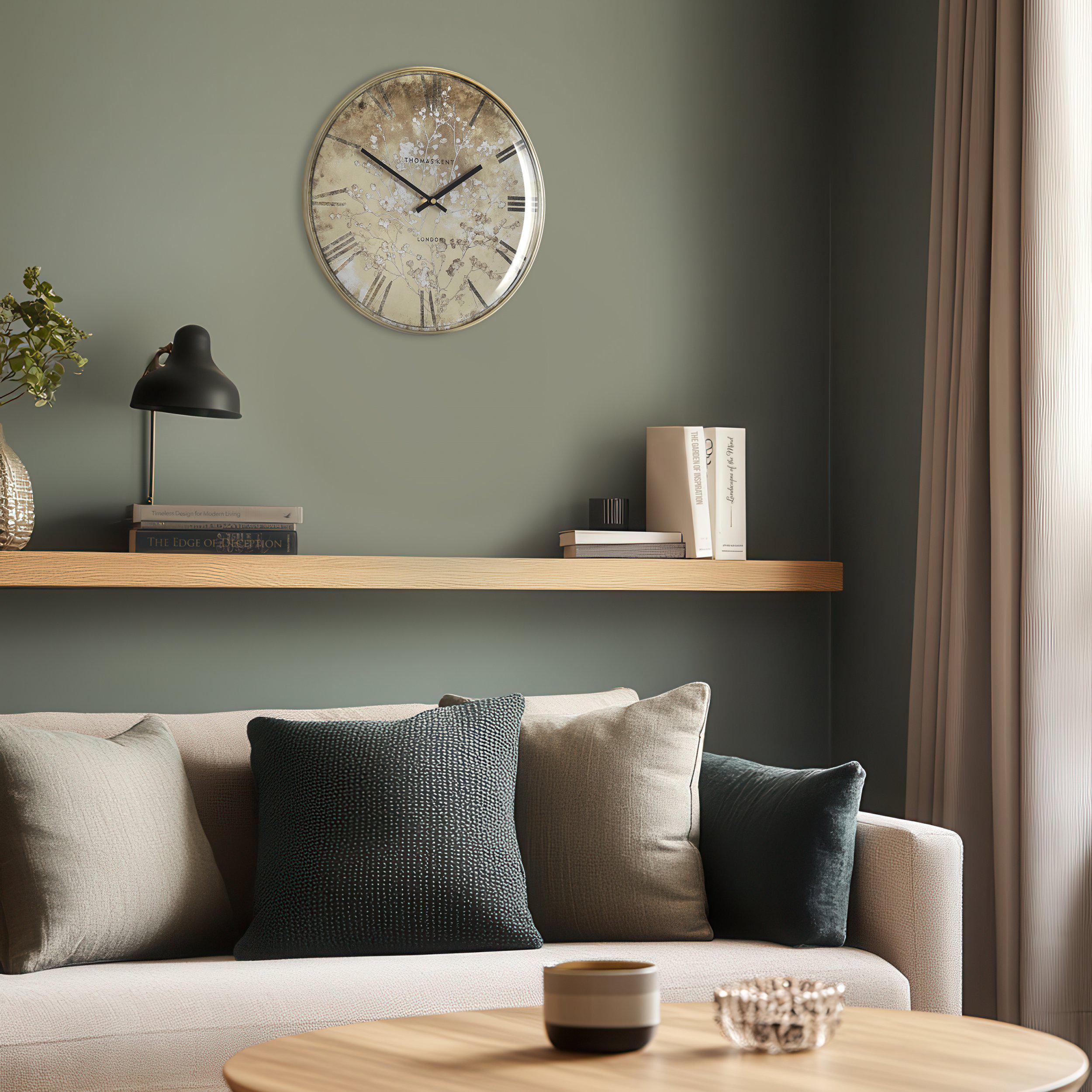 Roma Wall Clock in Gold - Roma Gold